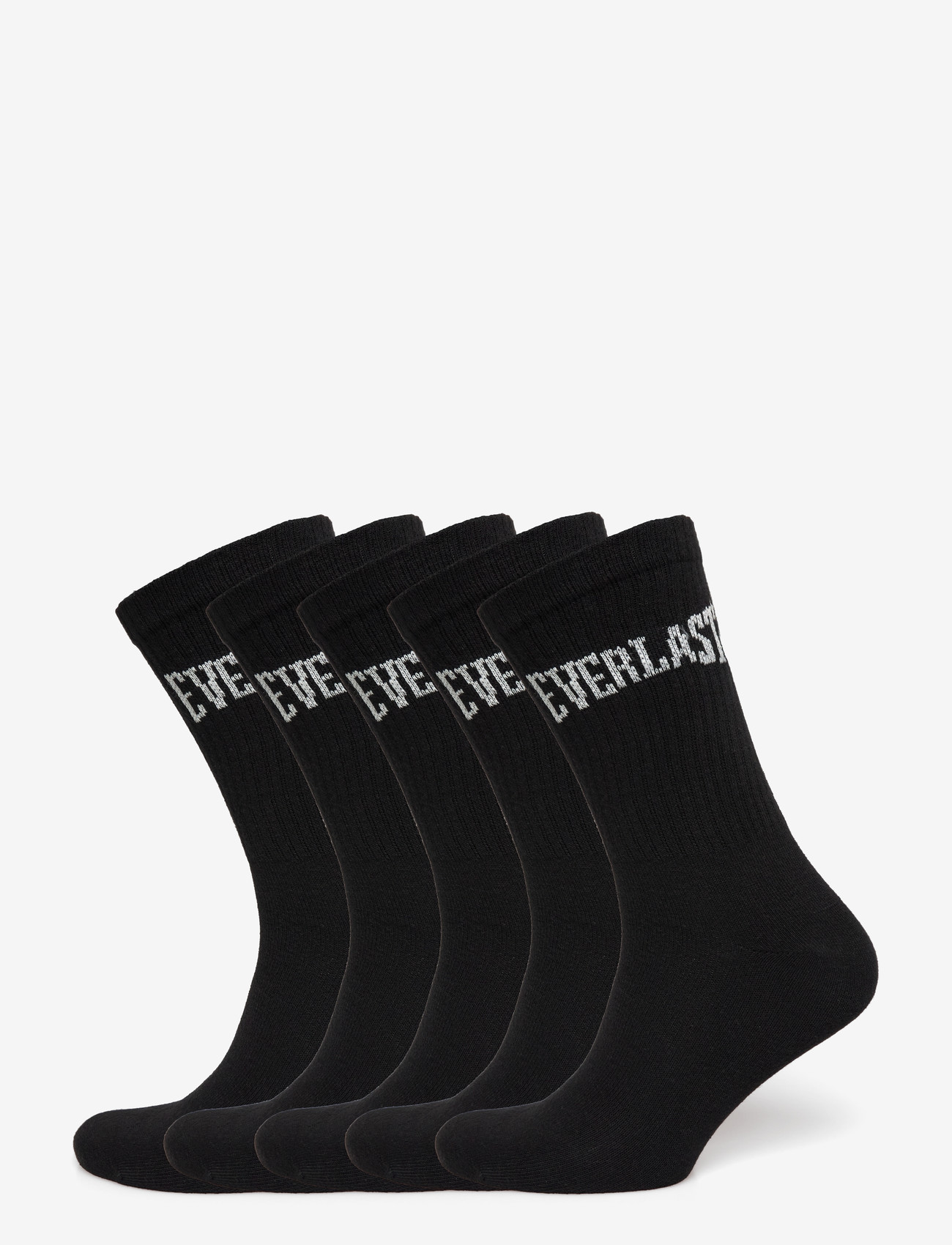 Everlast - EVERLAST 5-pack Everyday Crew Socks - sportstrømper - black beauty - 0