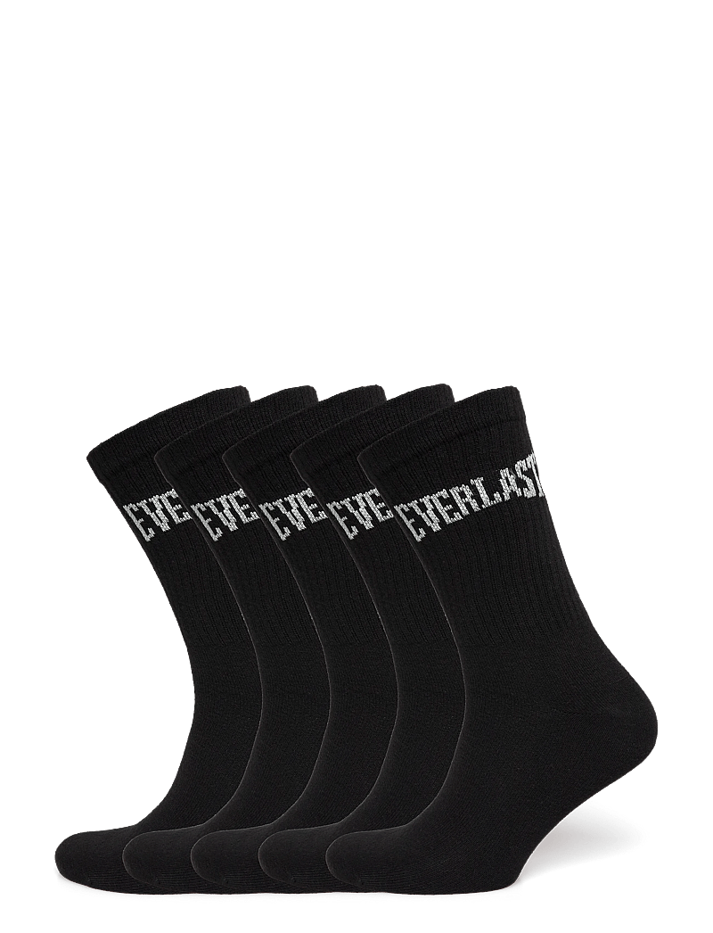 Everlast - EVERLAST 5-pack Everyday Crew Socks - sportstrømper - black beauty - 0