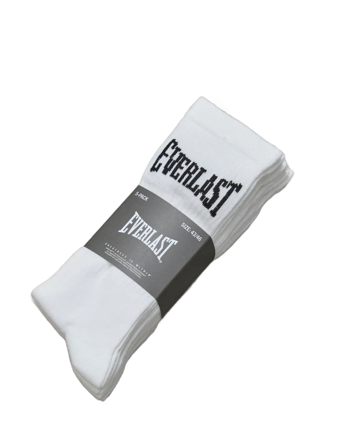 Everlast EVERLAST 5-pack Everyday Crew Socks - Für ihn - BRILLIANT WHITE / white