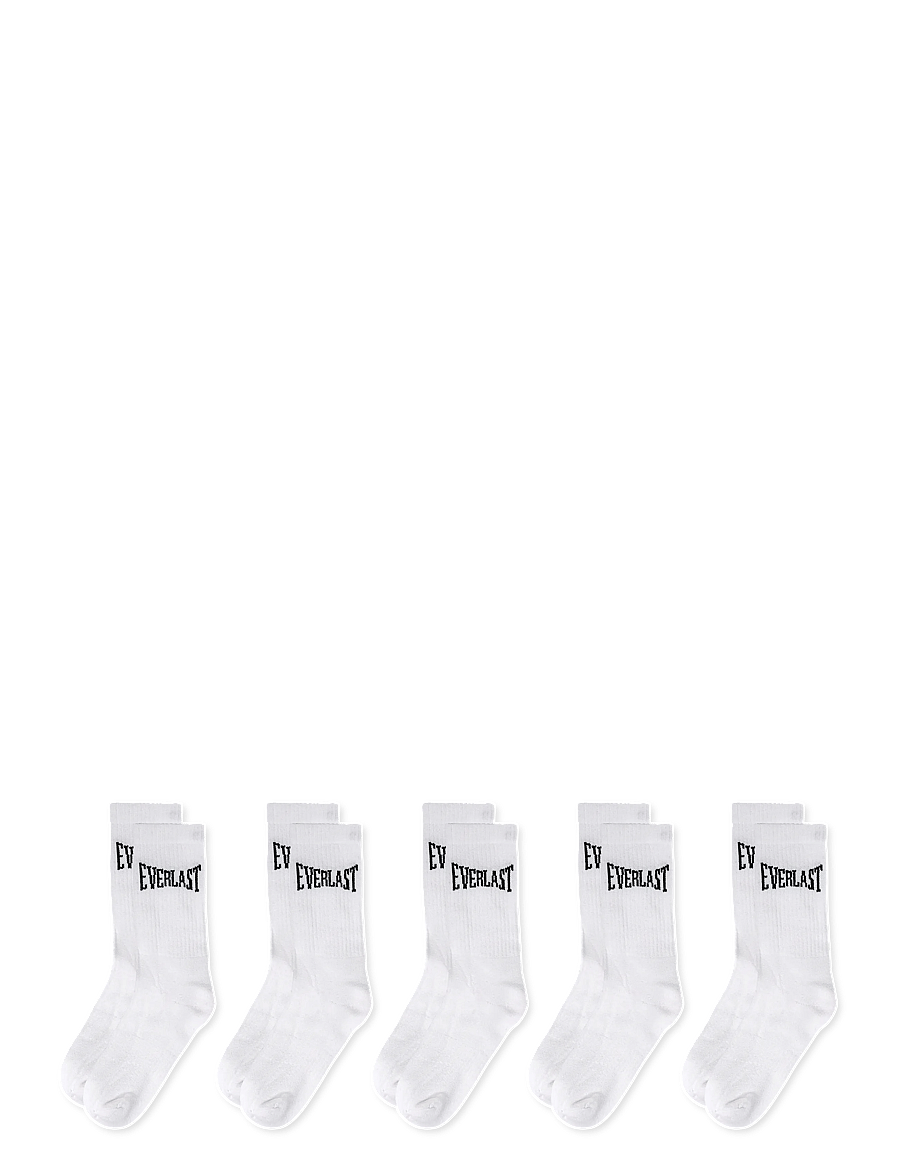 Everlast - EVERLAST 5-pack Everyday Crew Socks - tennissocken - brilliant white - 1