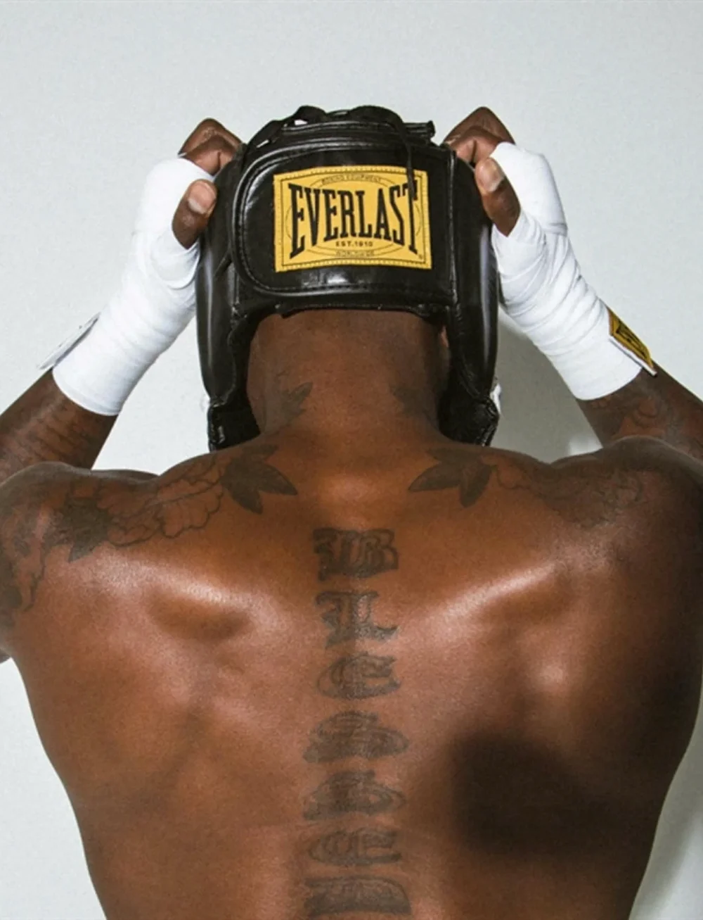 EVERLAST - 1910 Headgear - poksivarustus - bl/wh - 2