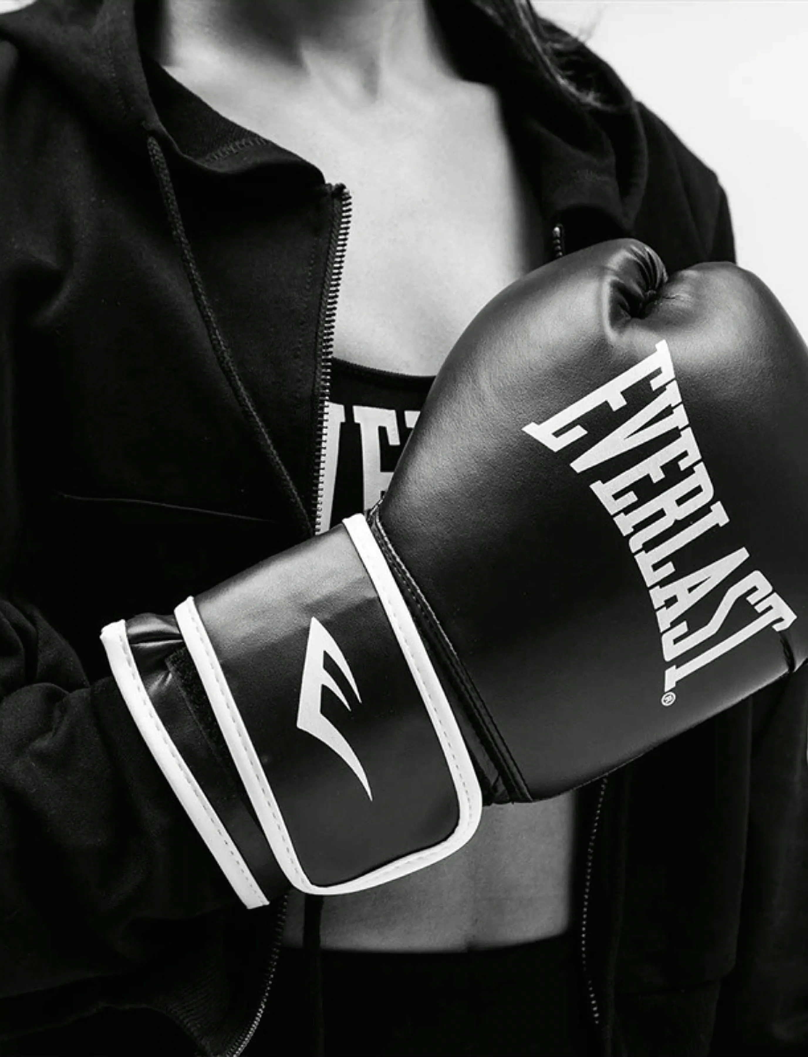 EVERLAST Core 2 Training Glove, L/XL, Black, Sport Gloves > Sport Thumb Gloves, Dame