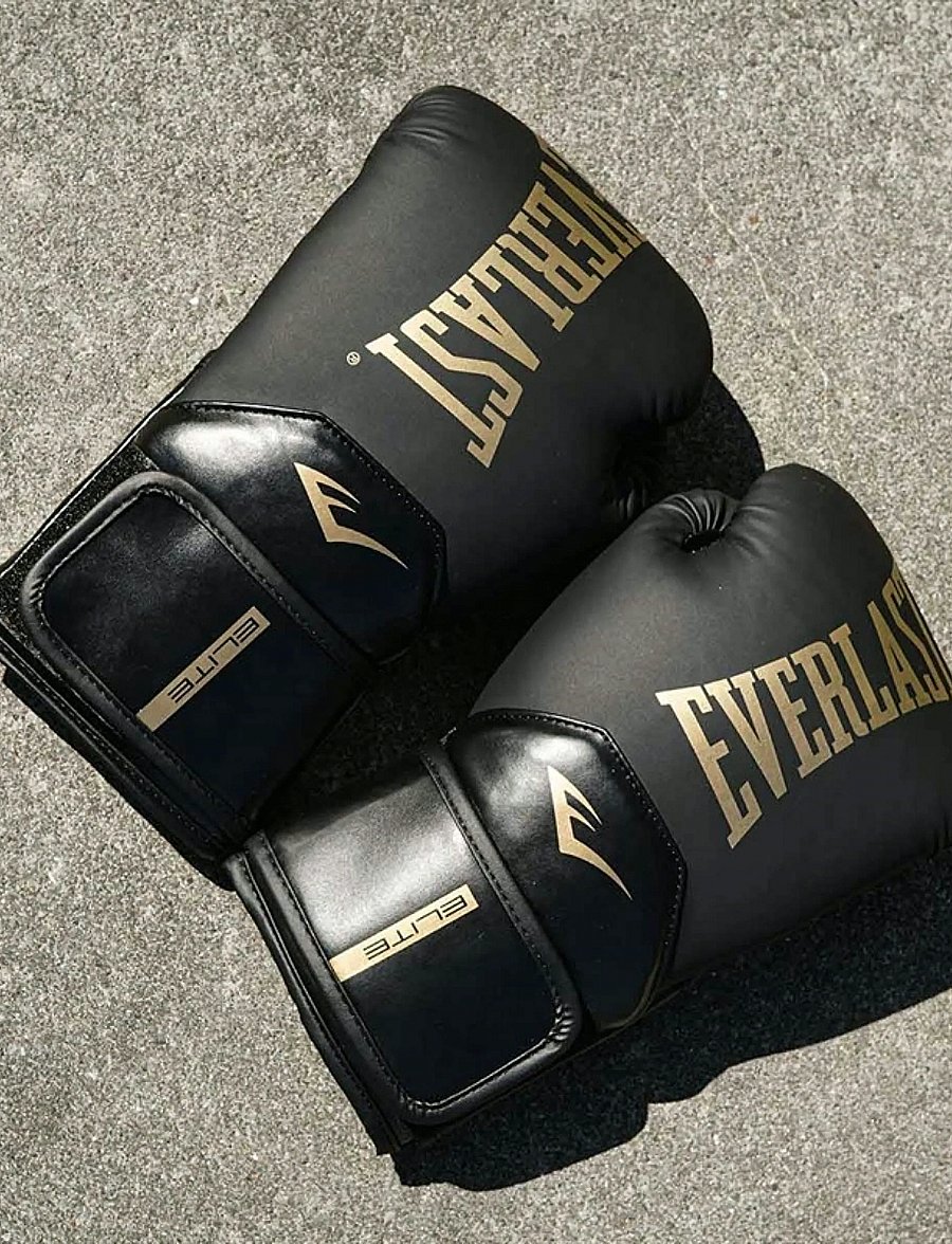EVERLAST - Elite 2 Boxing Glove - boxsportausrüstung - black - 0