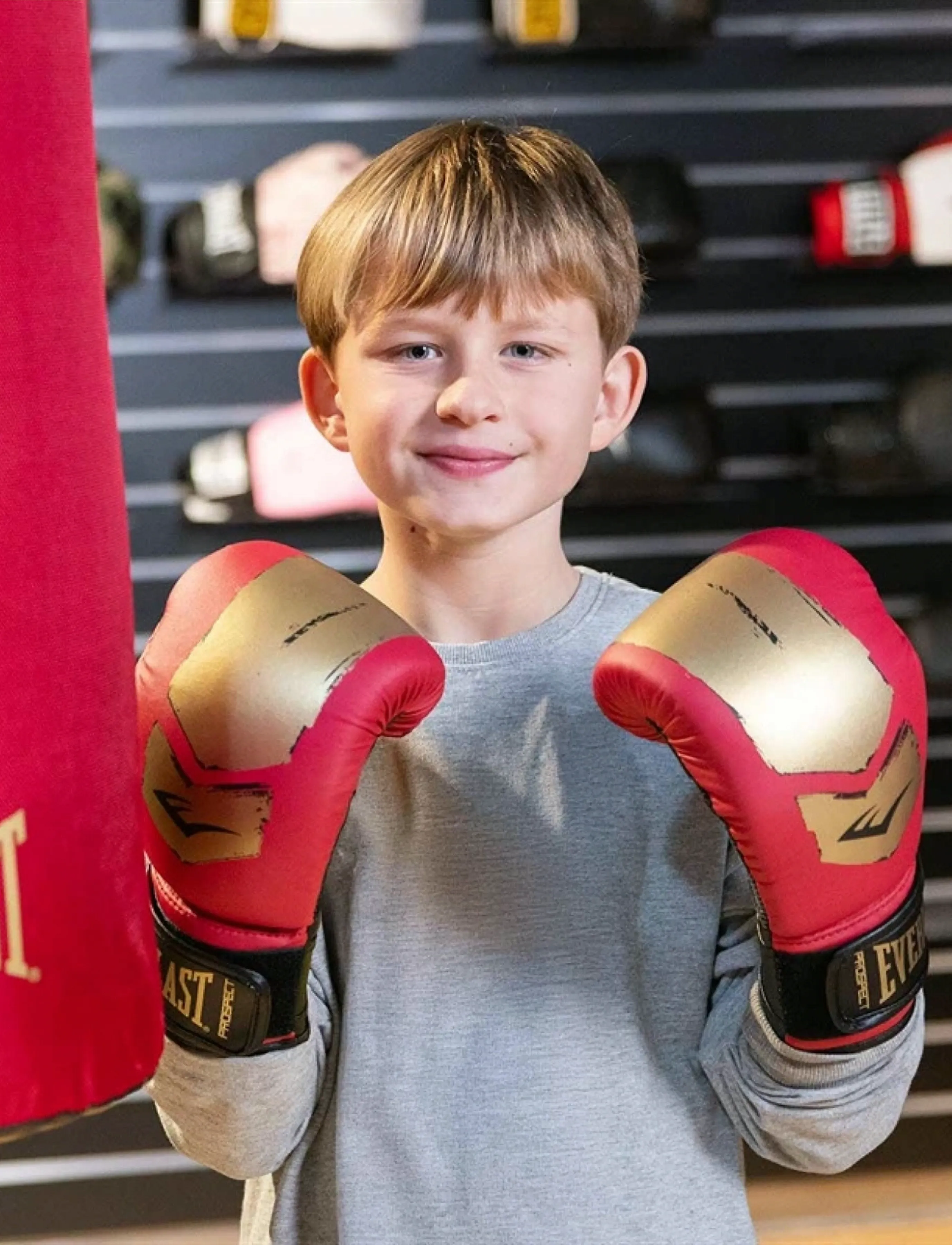 EVERLAST - Prospect 2 Boxing Jr. Glove - boxningsutrustning - red/g - 3