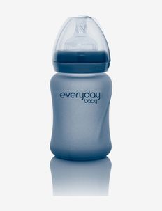 Glass Baby Bottle Heat Sensing Healthy + Blueberry 150ml, Everyday Baby