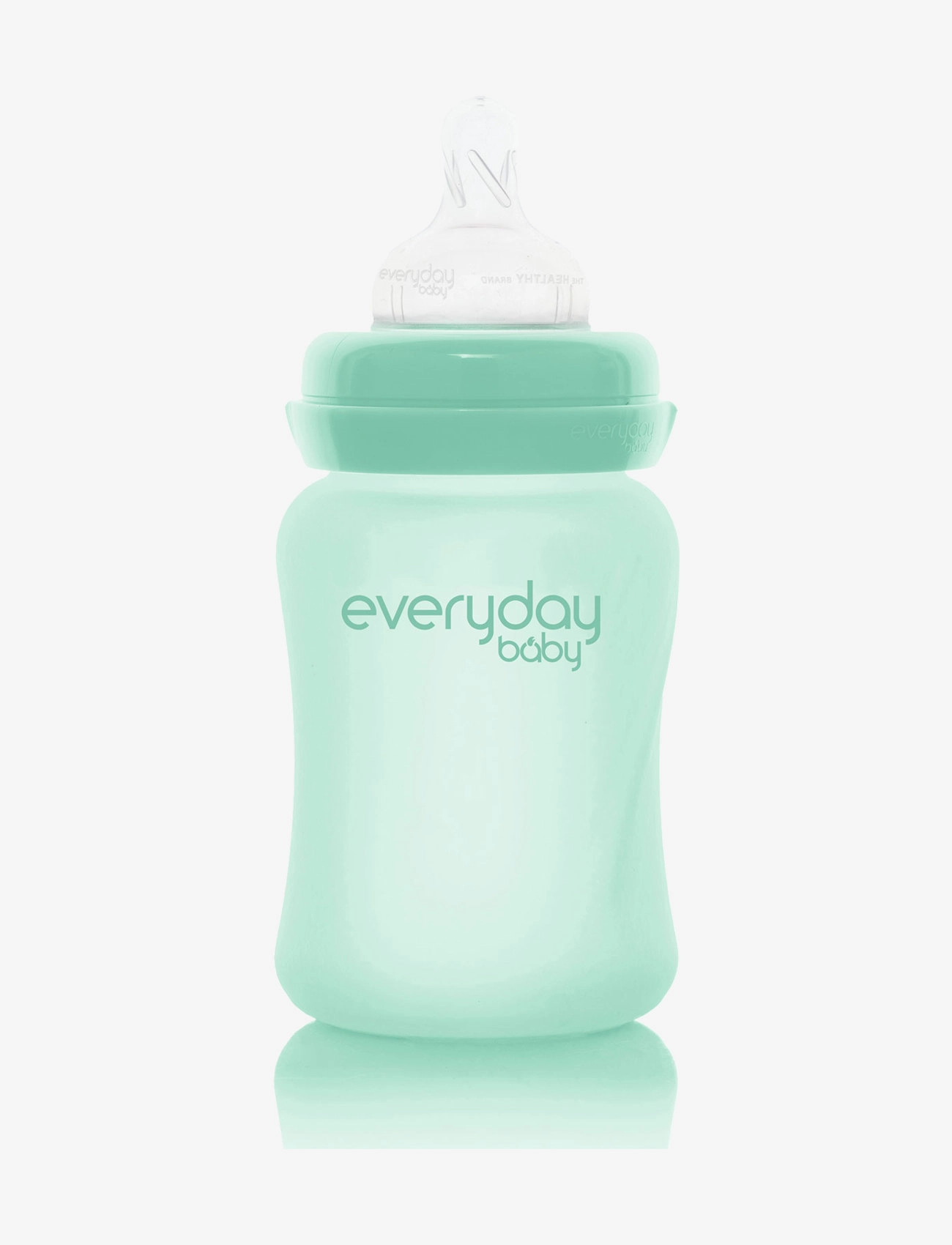 EVERYDAY BABY Glass Baby Bottle Healthy + Mint Grün 150Ml Grün - 150 Ml - Kinder