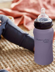 Everyday Baby - Glass Baby Bottle Heat Sensing Healthy + Blueberry 240ml - pudeles zīdaiņiem - blueberry - 4