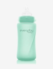 Glass Baby Bottle Healthy + Mint Green 240ml - MINT GREEN