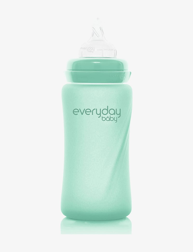 Everyday Baby - Glass Baby Bottle Healthy + Mint Green 240ml - babyflaschen - mint green - 1