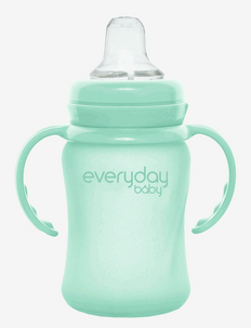 Glass Sippy Cup Healthy + Mint Green, Everyday Baby