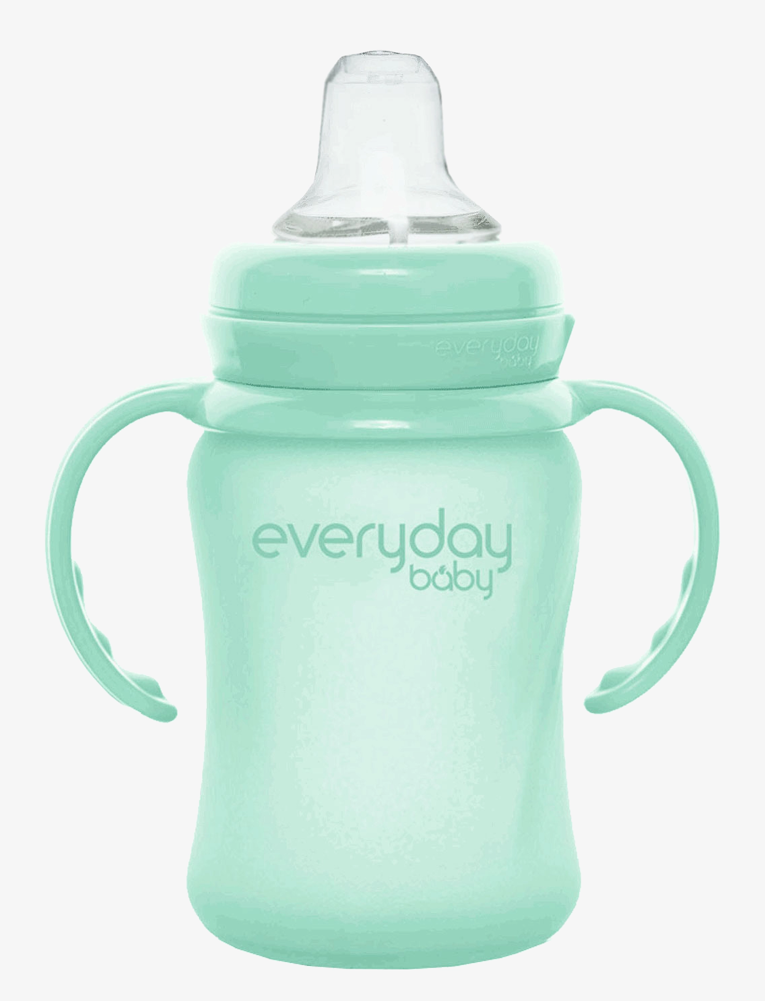 EVERYDAY BABY Glass Sippy Cup Healthy + Mint Grün Grün - 150 Ml - Kinder