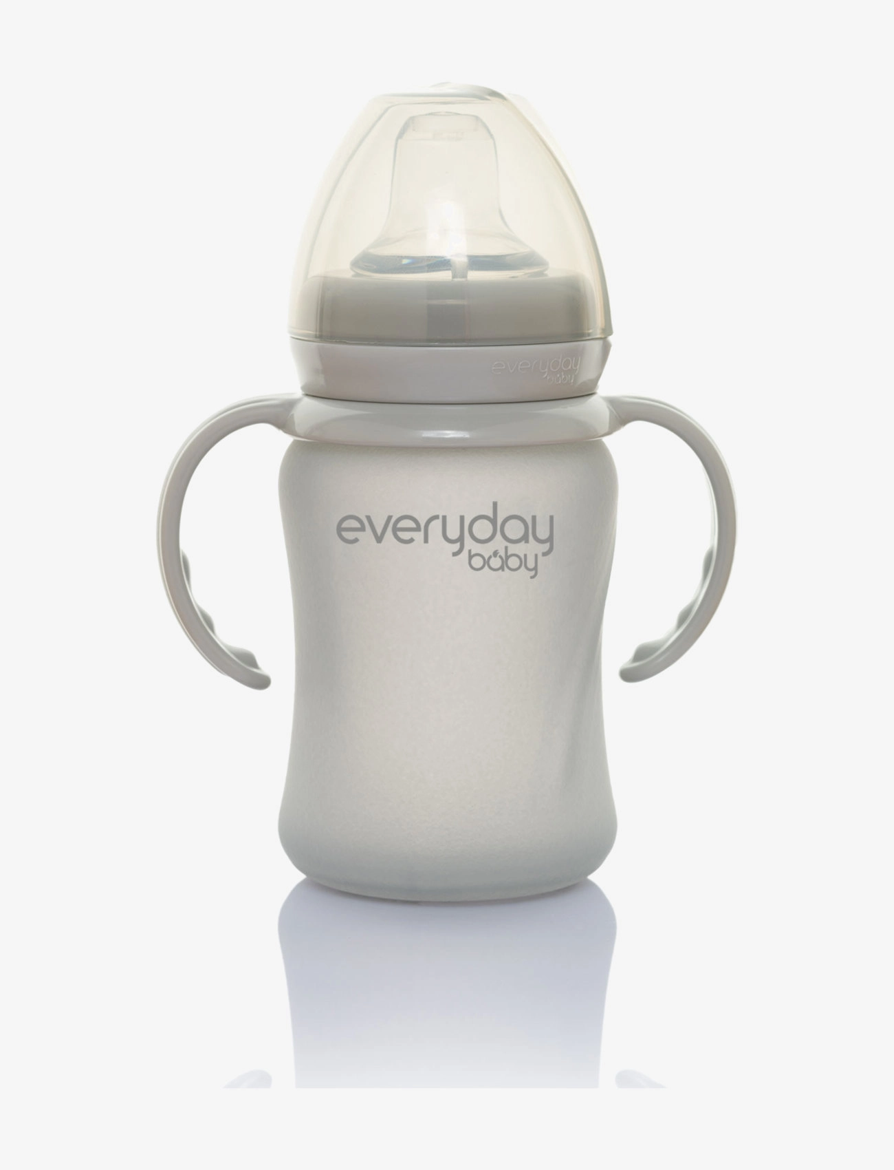 EVERYDAY BABY Glass Sippy Cup Healthy + Quiet Grau Grau - 150 Ml - Kinder