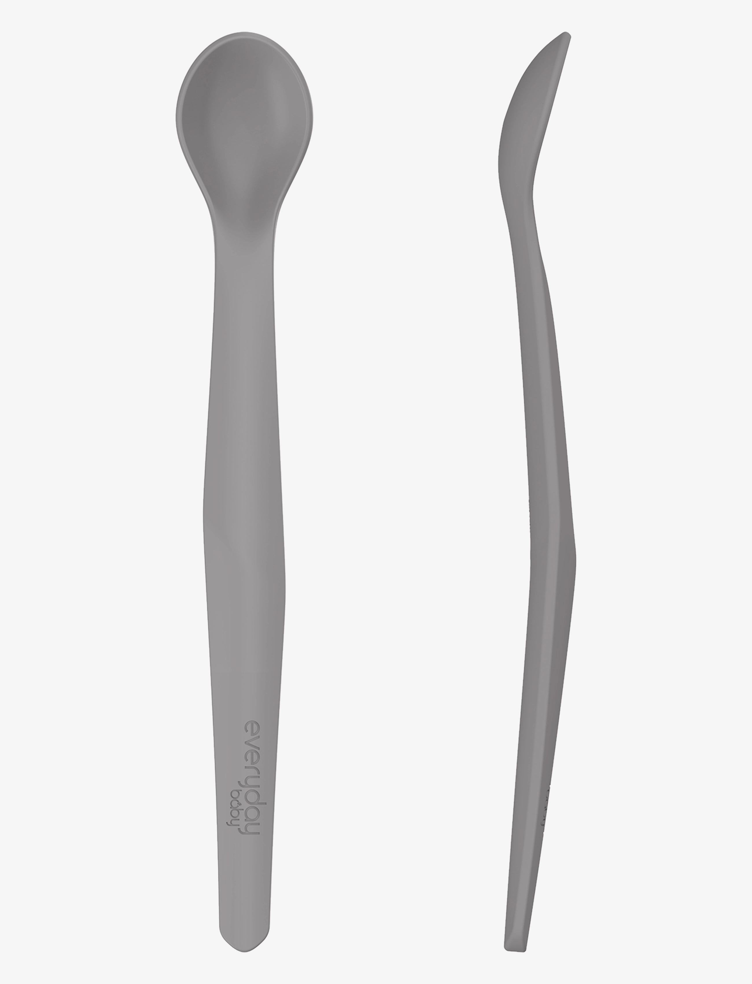 Everyday Baby Silicone Baby Spoon Quiet Grey - App deal - QUIET GREY / grey