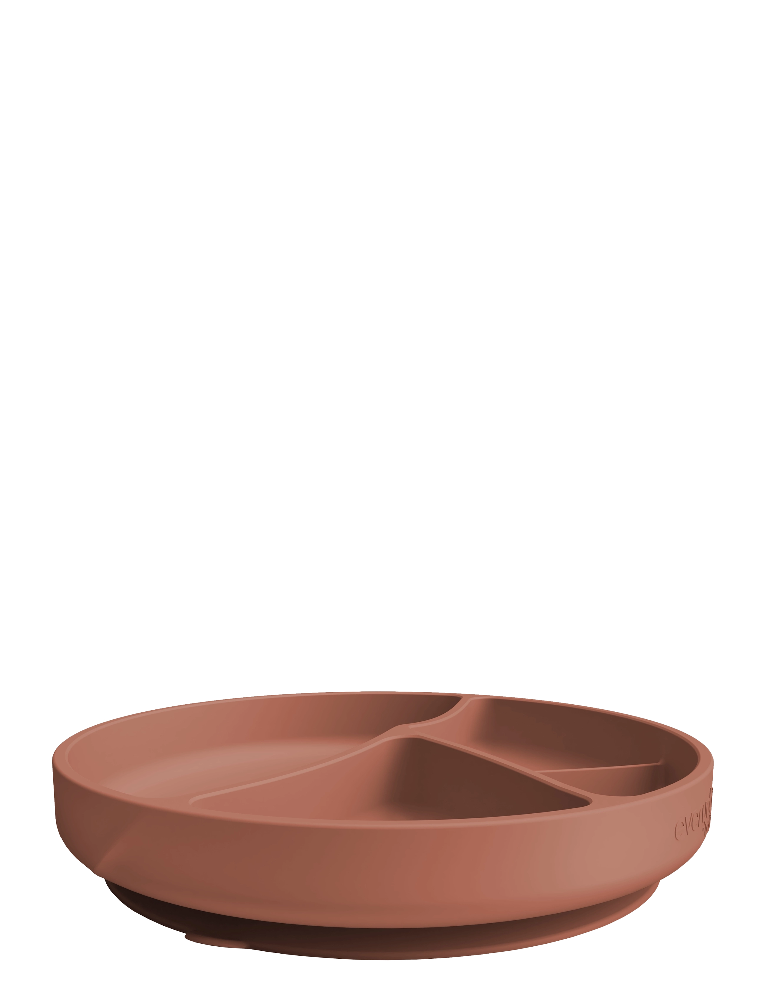 Everyday Baby Silicone Suction Plate Nature Red - Füttern - NATURE RED / coral