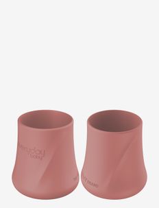 Silicone Baby Cup 2-Pack Nature Red, Everyday Baby