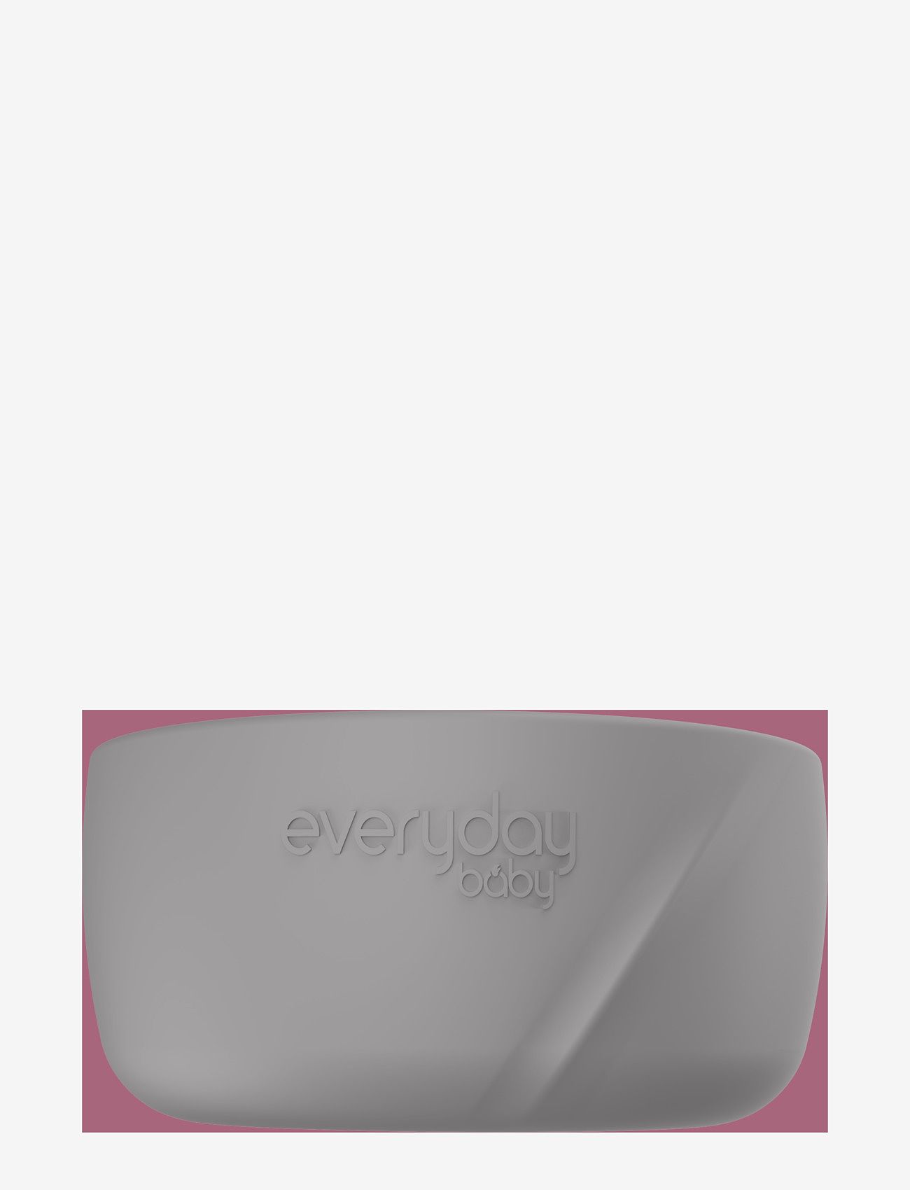 Everyday Baby - Silicone Baby Bowl 2-Pack Quiet Grey - Õhtusöögikomplektid - quiet grey - 2