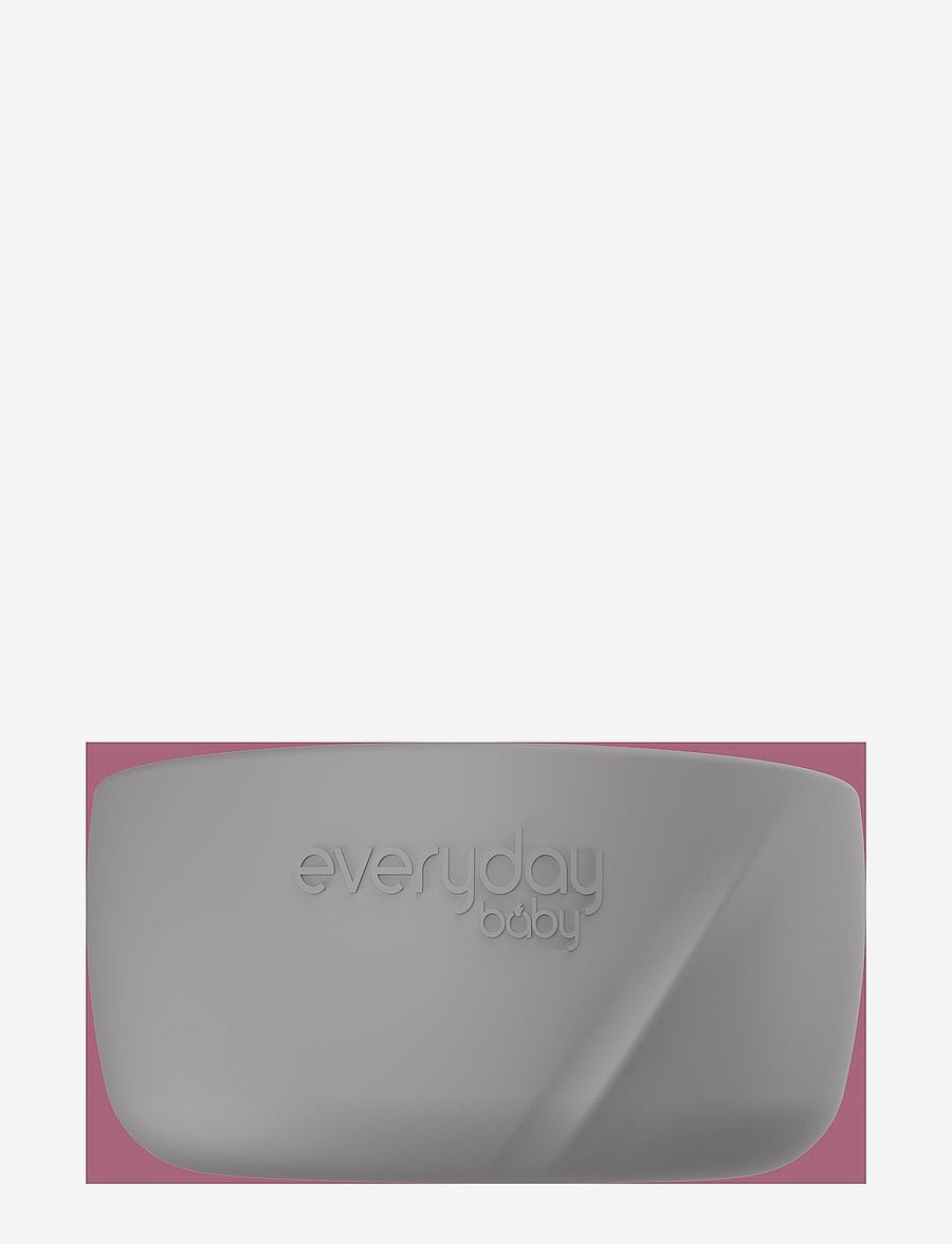 Everyday Baby - Silicone Baby Bowl 2-Pack Quiet Grey - Õhtusöögikomplektid - quiet grey - 2