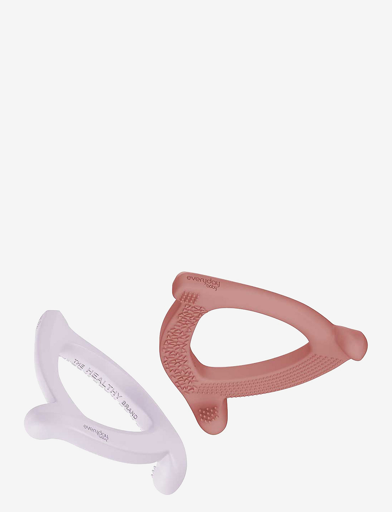 Everyday Baby - Silicone Teether 2-pack LL/NR - kingitused alla 30€ - light lavender/nature red - 0