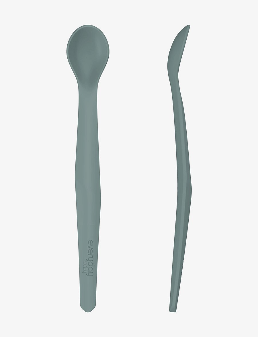 Everyday Baby - Silicone Baby Spoon Harmony Green - essgeschirr - harmony green - 1