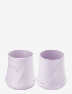 Silicone Baby Cup 2-Pack Light Lavender, Everyday Baby
