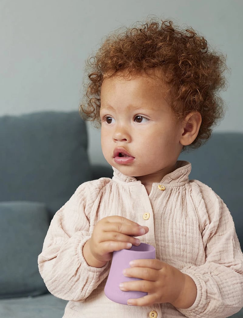 Everyday Baby - Silicone Baby Cup 2-Pack Light Lavender - Õhtusöögikomplektid - light lavender - 4