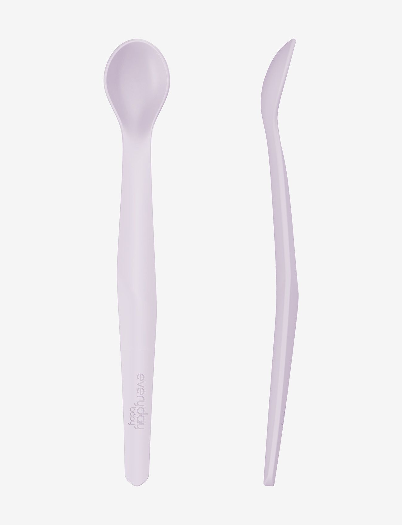 Everyday Baby - Silicone Baby Spoon Light Lavender - dinner sets - light lavender - 1