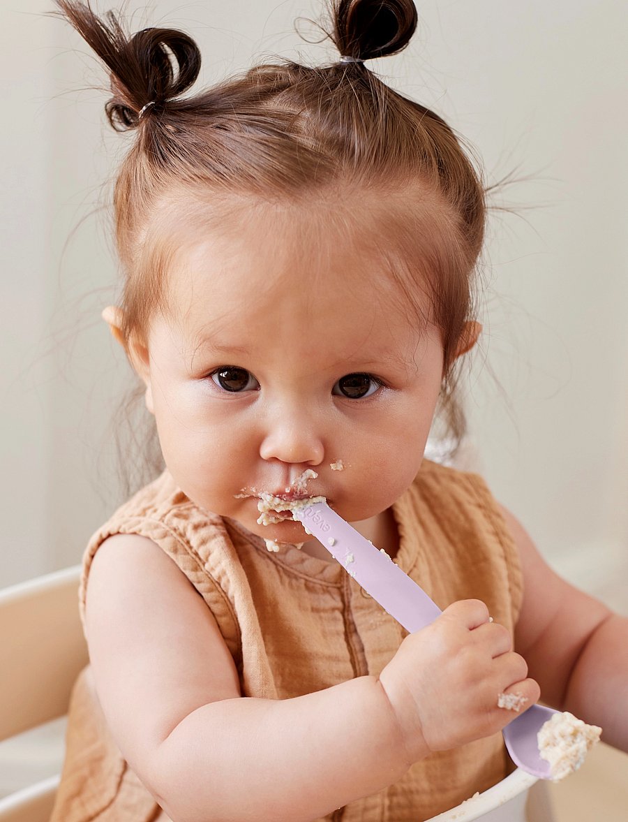 Everyday Baby - Silicone Baby Spoon Light Lavender - essgeschirr - light lavender - 3