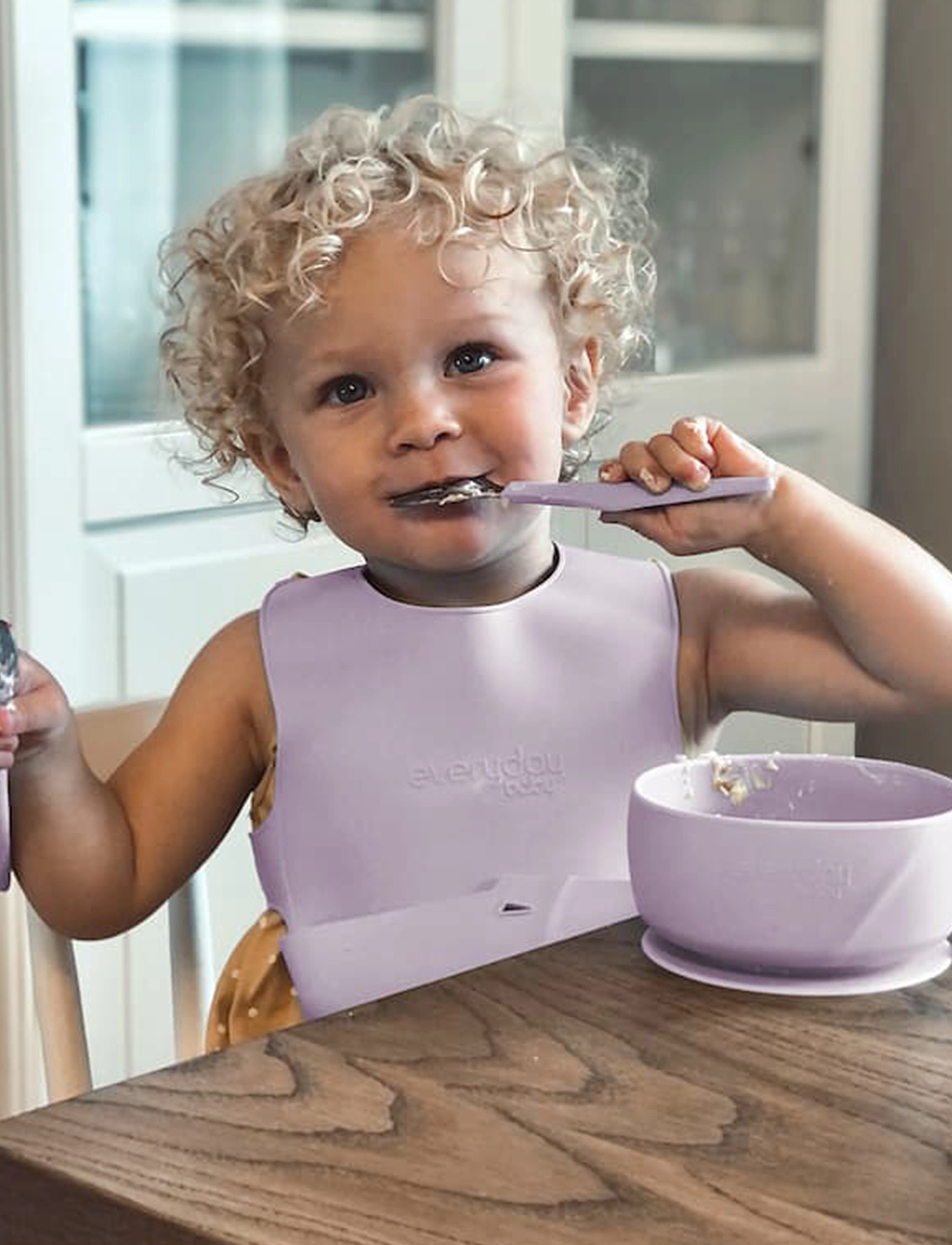 Everyday Baby - Silicone Suction Bowl Light Lavender - essgeschirr - light lavender - 3