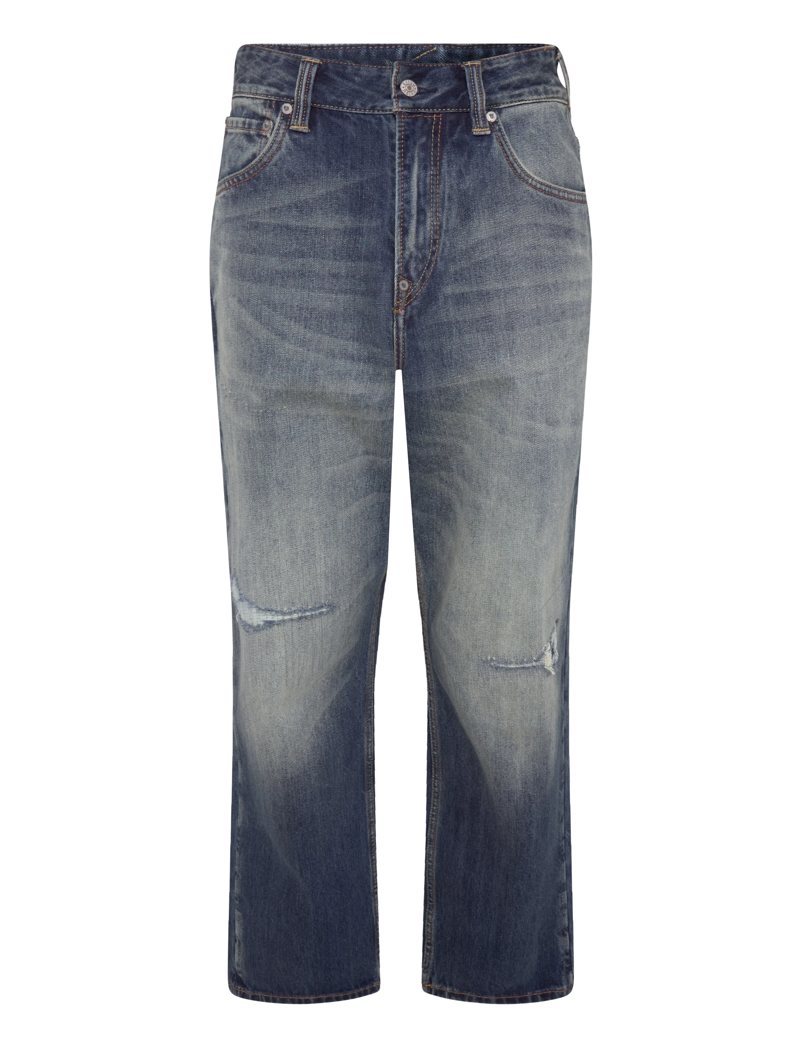 Evisu EJ, PINK DAIKOKU RIPPED JEANS - Kleidung - MID TONE INDIGO / blue