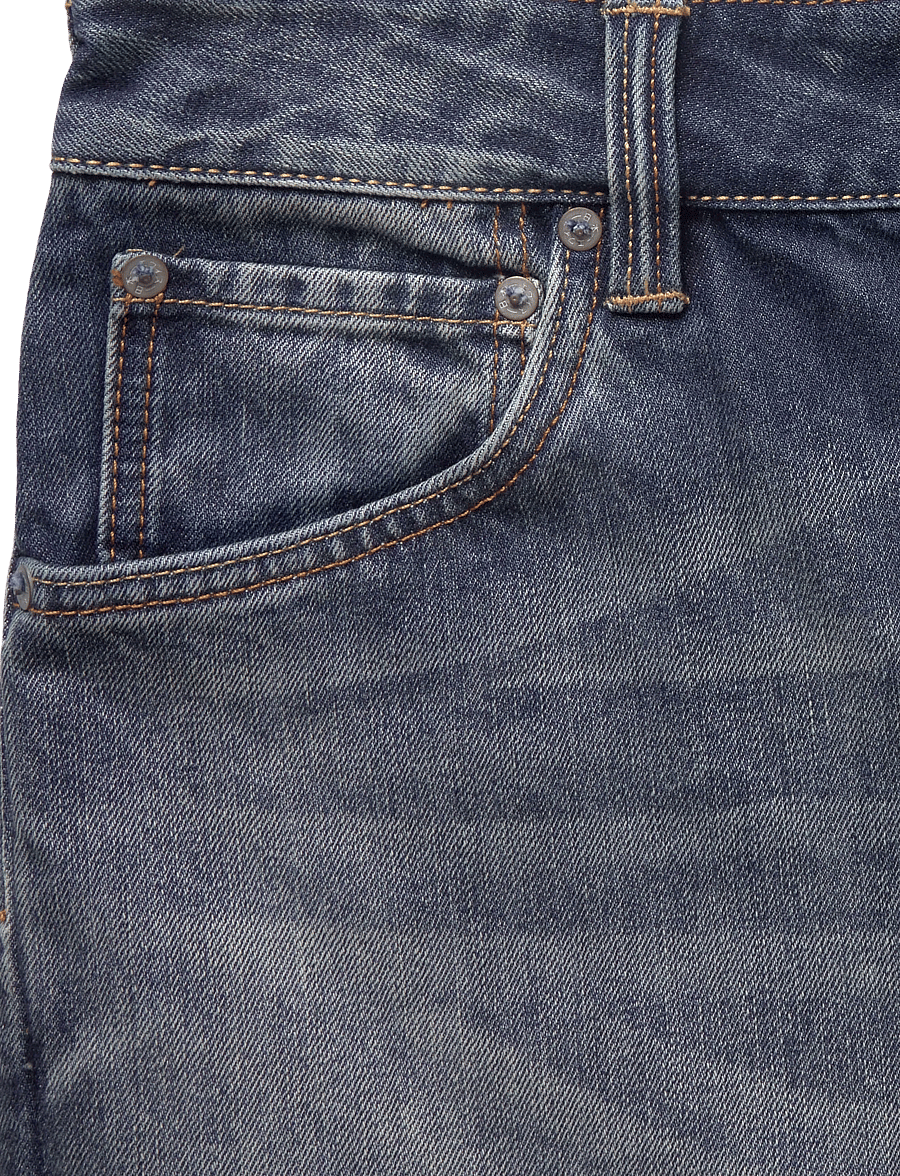 Evisu - EJ, PINK DAIKOKU RIPPED JEANS - normale jeans - mid tone indigo - 2