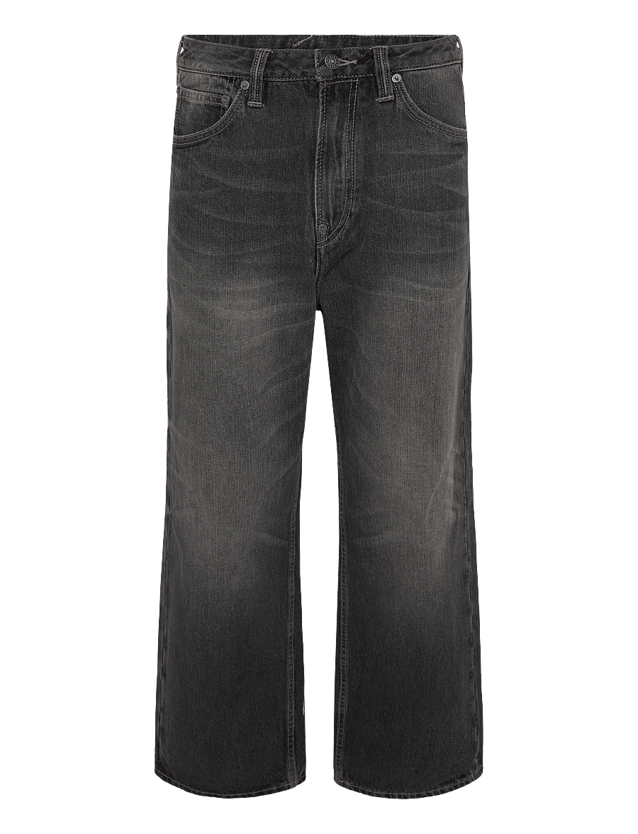 Evisu - EJ, ELECTRIC DAIKOKU JEANS - weite jeans - dark tone black denim - 0