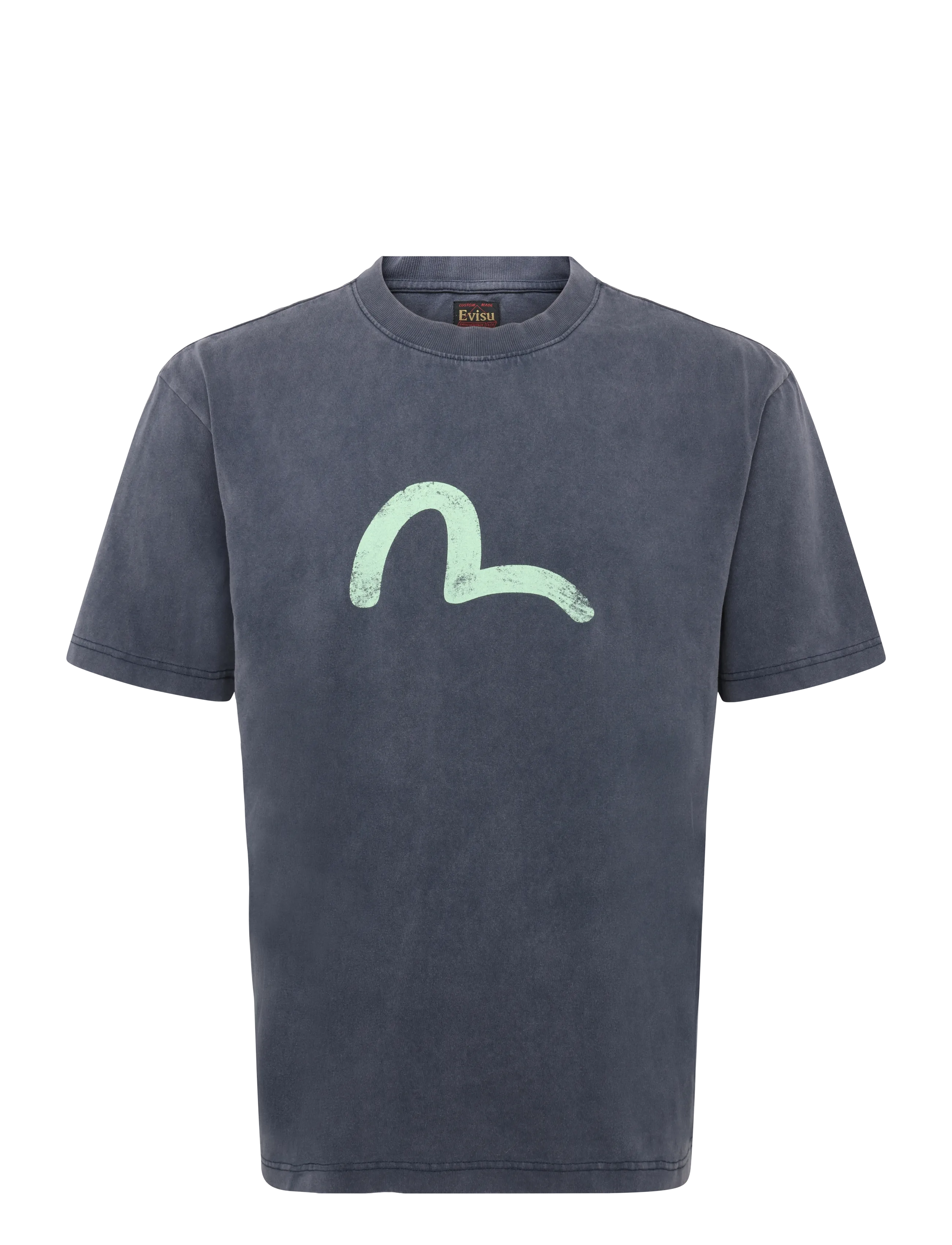 Evisu EJ, VINTAGE SEAGULL S/S TEE - T-Shirts - DARK NAVY / navy