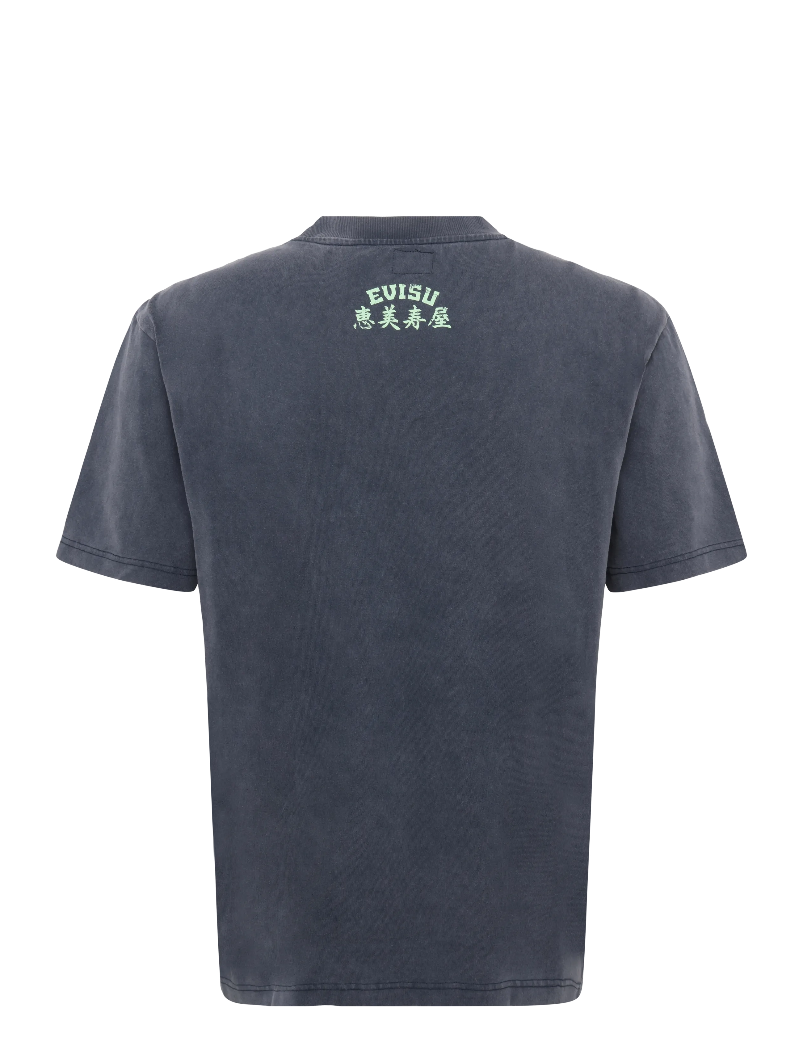 Evisu - EJ, VINTAGE SEAGULL S/S TEE - kurzärmelige t-shirts - dark navy - 1