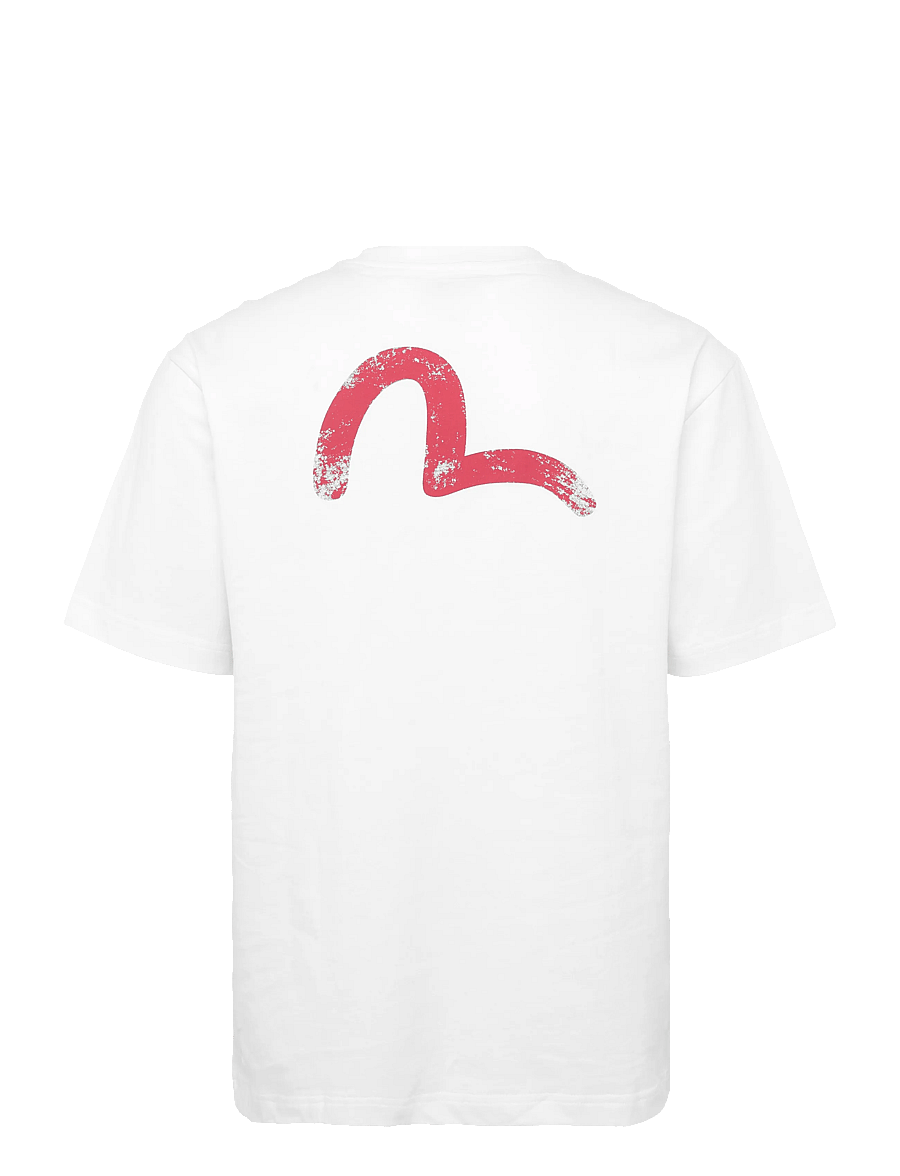 Evisu - EJ, OSAKA ROSE TEE - kurzärmelige t-shirts - white - 1