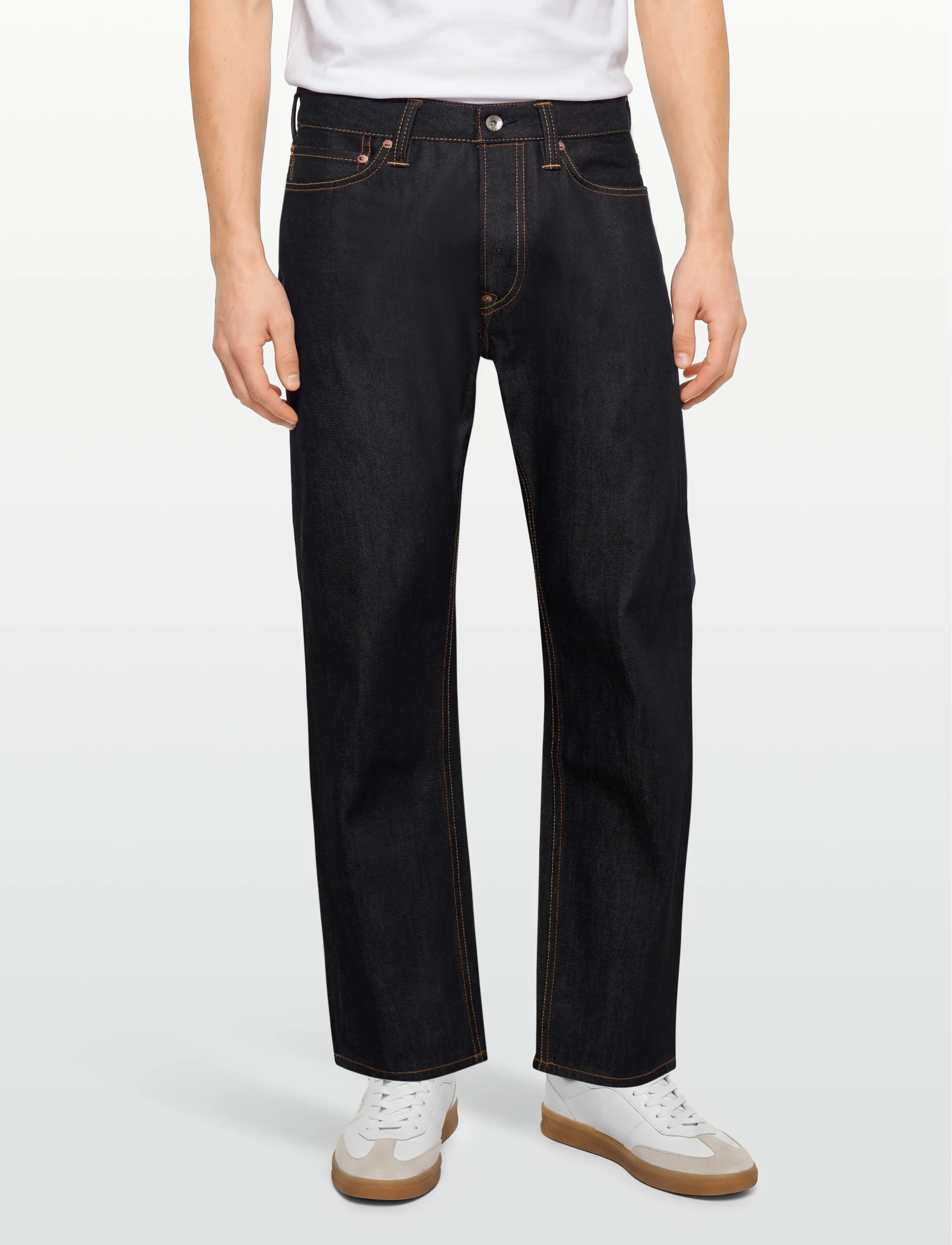 Evisu - WHITE SEAGULL PRINTED POCKET JEANS - regular jeans - raw indigo - 3