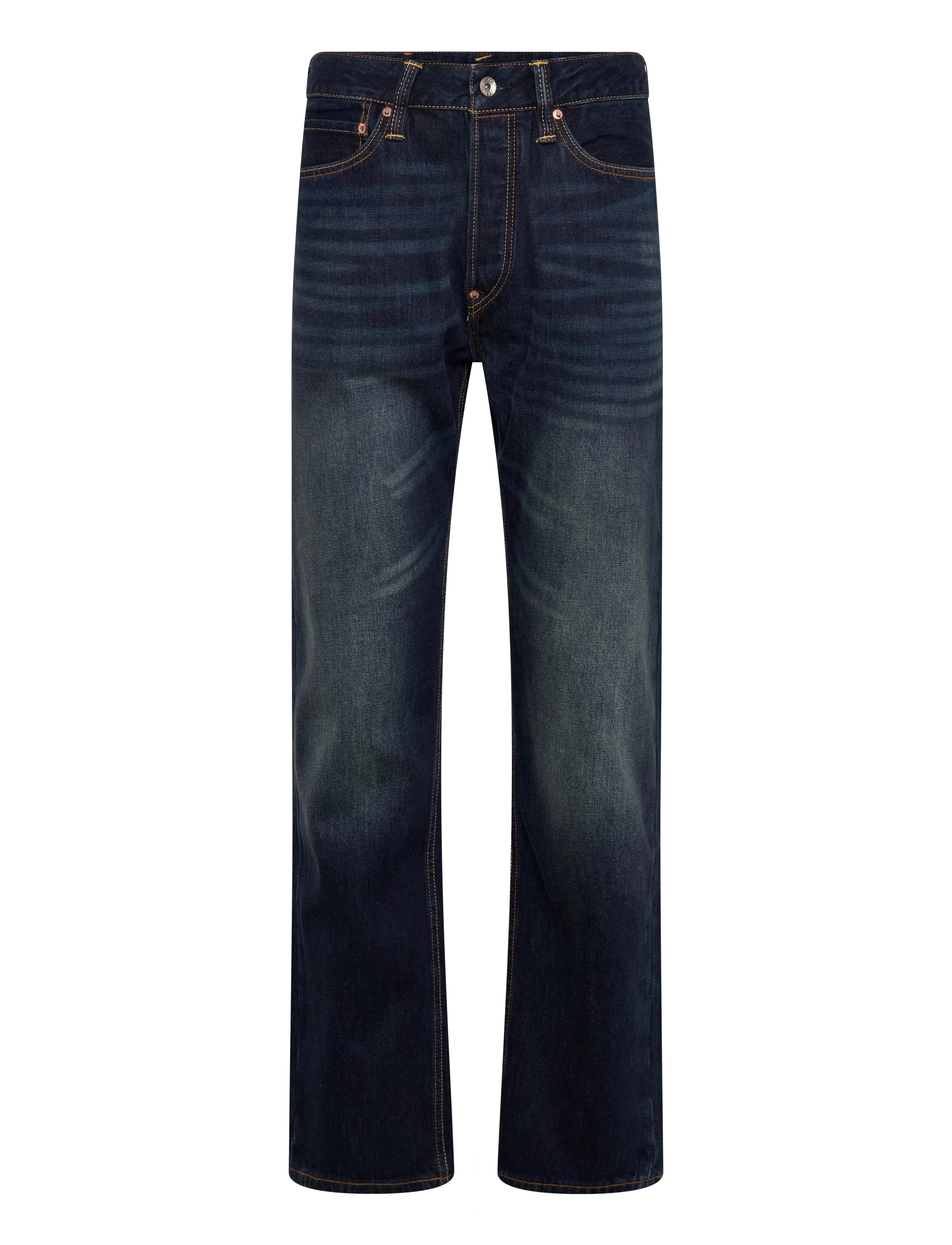 Evisu ECRU SEAGULL PRINTED POCKET JEANS - Kleidung - RAW INDIGO / navy