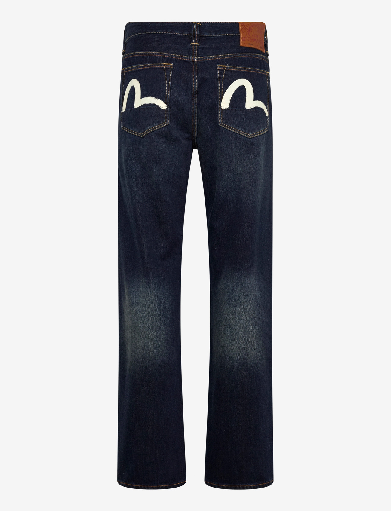 Evisu - ECRU SEAGULL PRINTED POCKET JEANS - regular jeans - raw indigo - 1