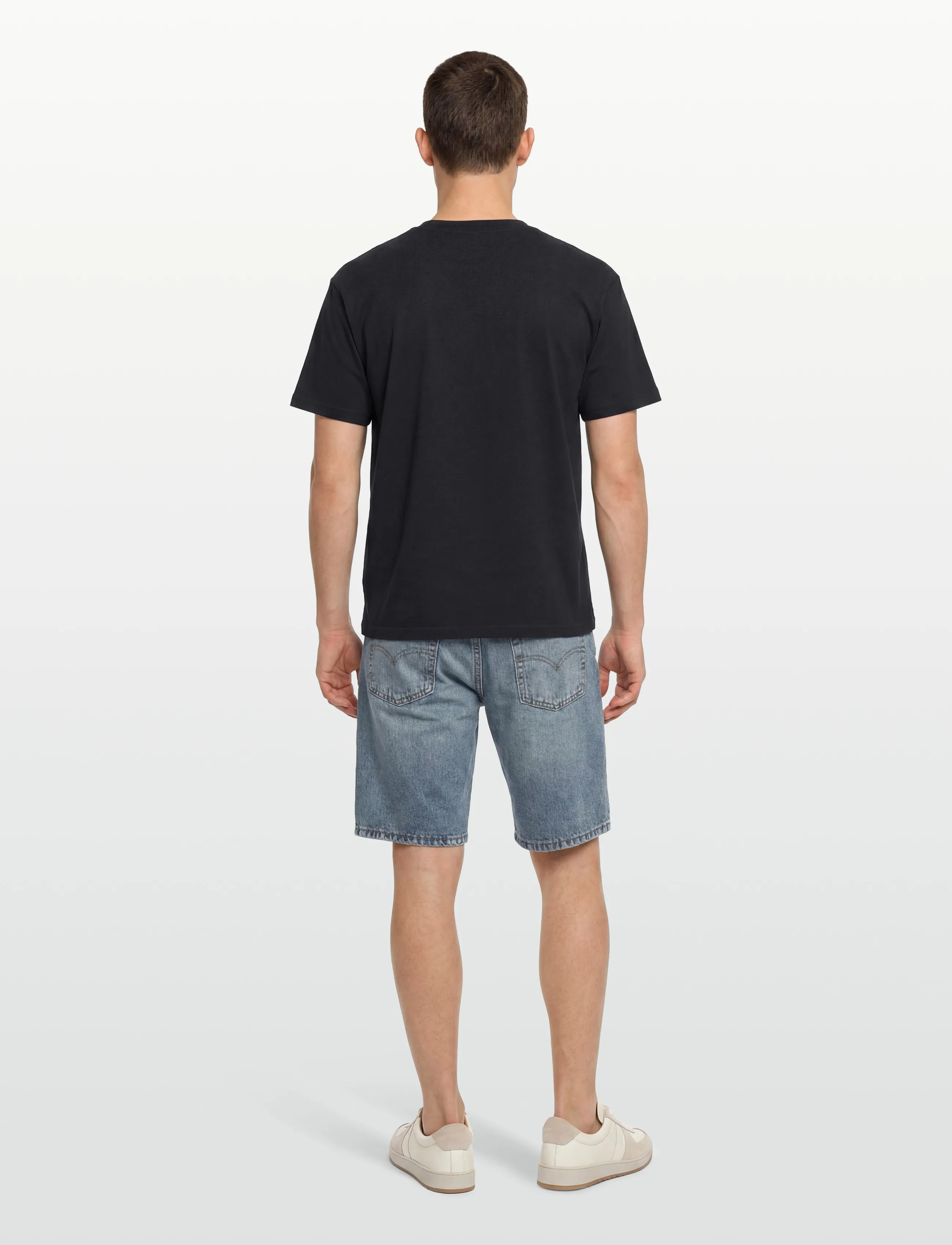 Evisu - SEAGULL EMB. SS TEE - kortärmade t-shirts - black - 4