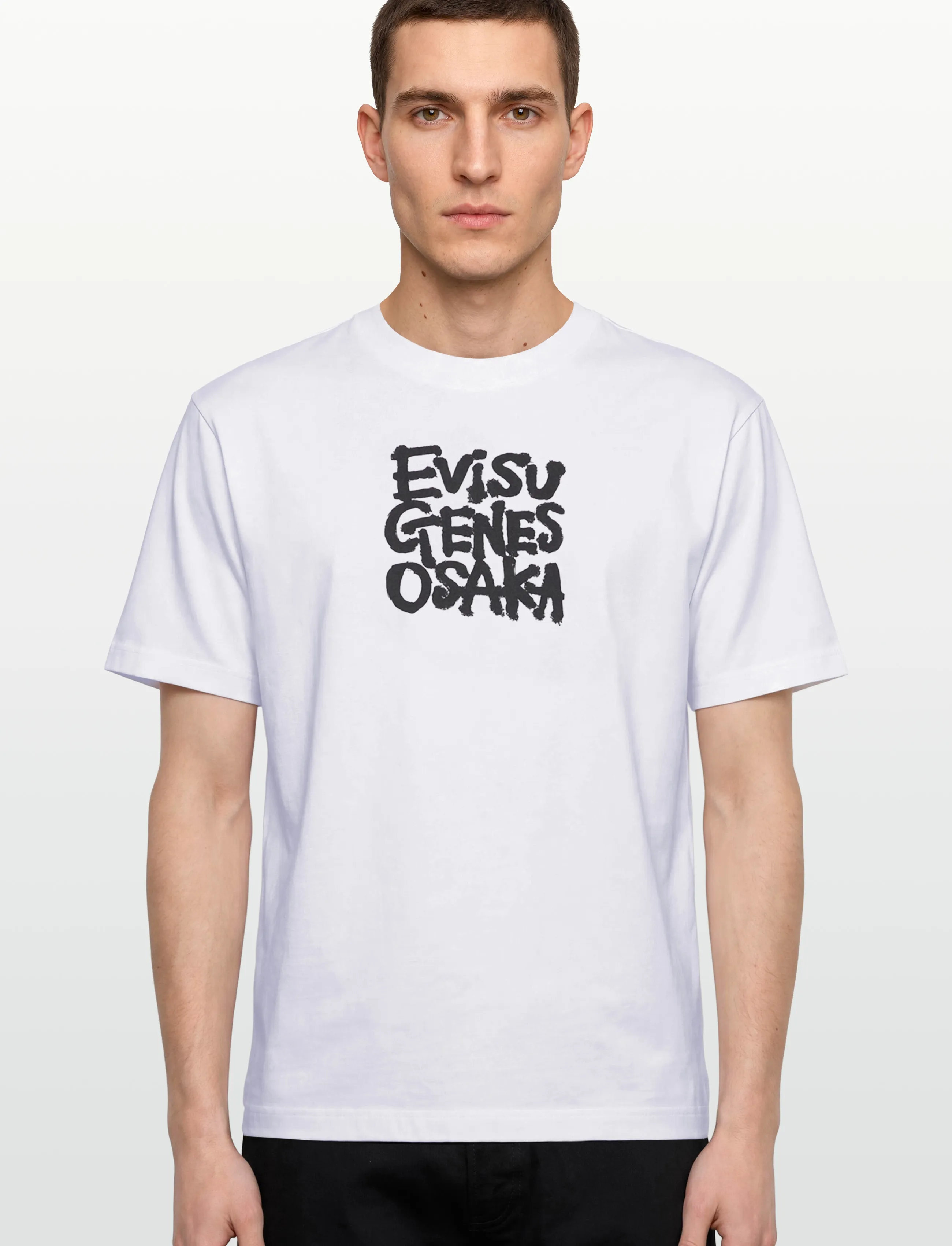 Evisu - VINTAGE BUTTERFLY S/S TEE - white - 3