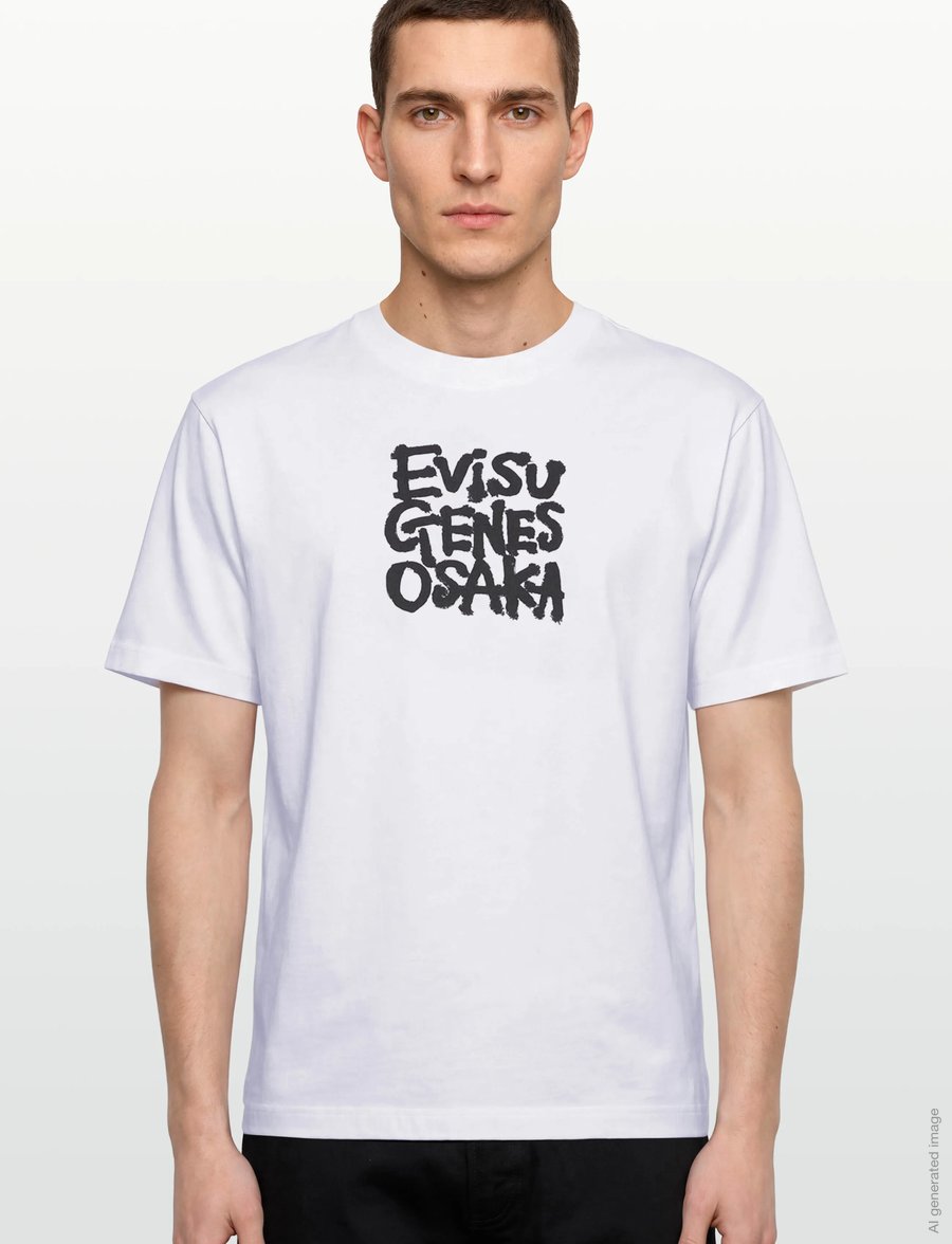 Evisu - VINTAGE BUTTERFLY S/S TEE - kurzärmelige t-shirts - white - 3