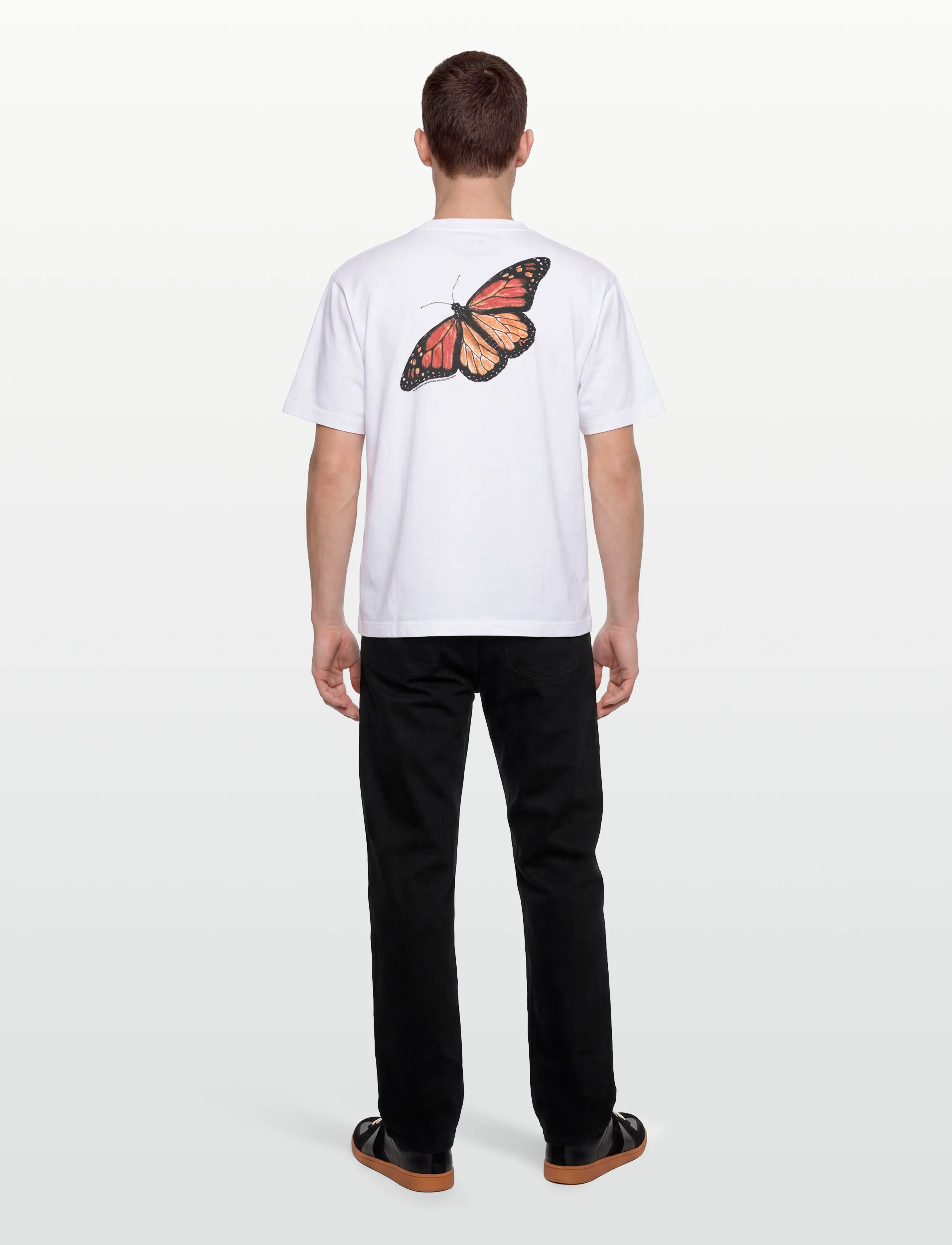 Evisu - VINTAGE BUTTERFLY S/S TEE - white - 4
