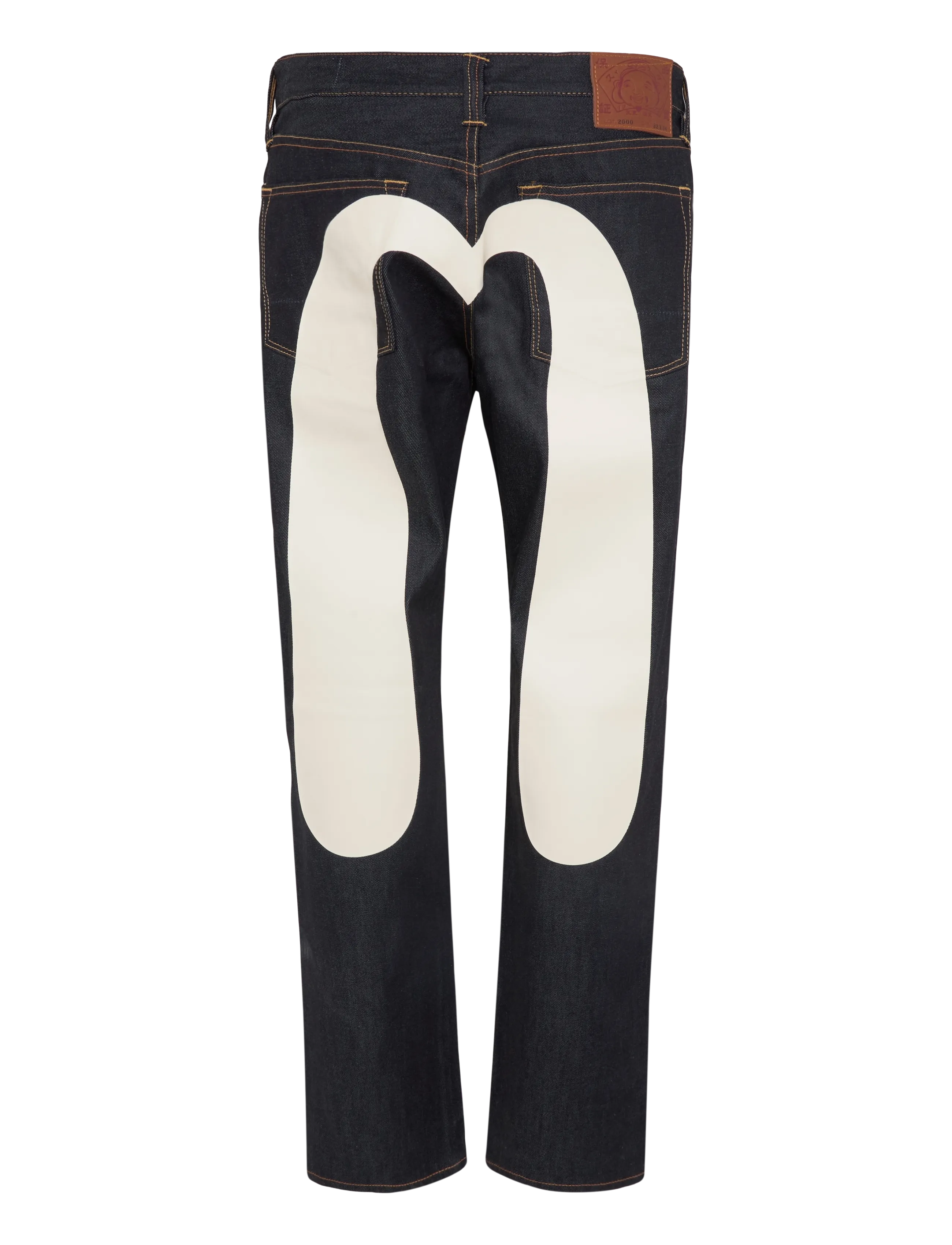 Evisu - HT, 2000, DAICOCK PRINTED JEANS - normale jeans - raw indigo - 1