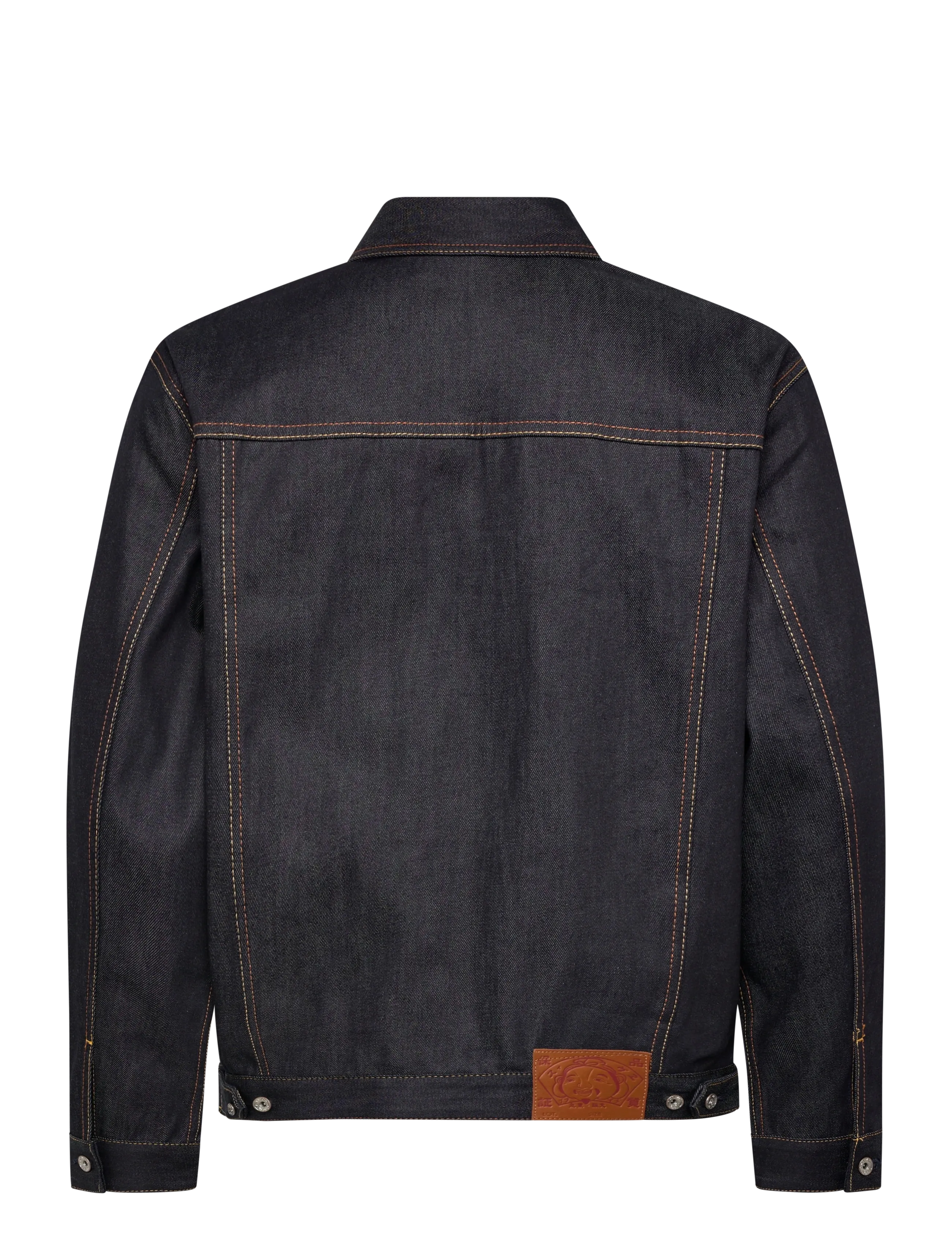 Evisu - ECRU SEAGULL PRINTED DENIM JACKET - ofodrade jeansjackor - raw indigo - 2