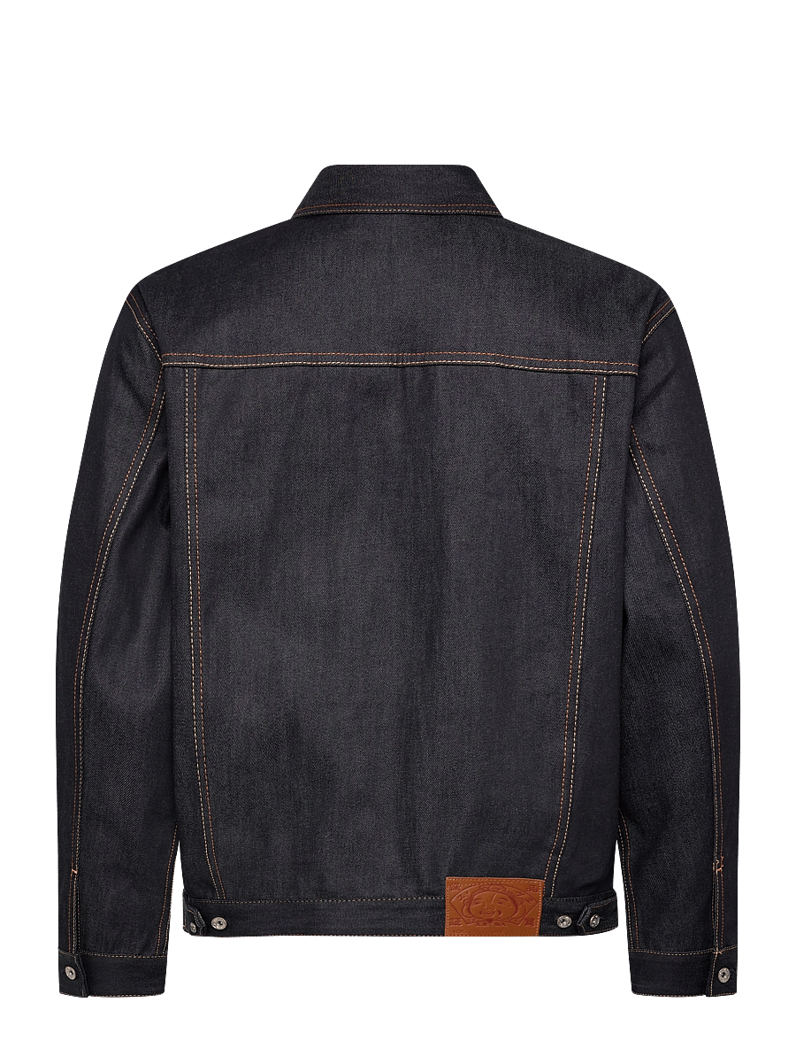 Evisu - ECRU SEAGULL PRINTED DENIM JACKET - ofodrade jeansjackor - raw indigo - 2