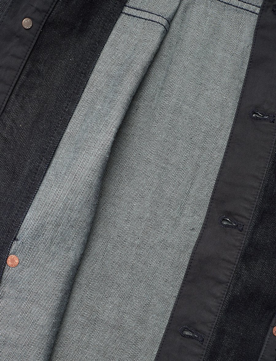 Evisu - FABRIC BLOCKING DENIM JACKET - fodrade jeansjackor - rinse indigo - 4