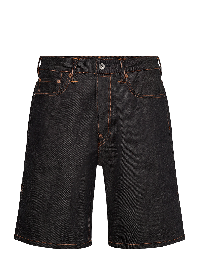 Evisu - SEAGULL PRINTED POCKET DENIM SHORTS - jorts - rinse indigo - 0