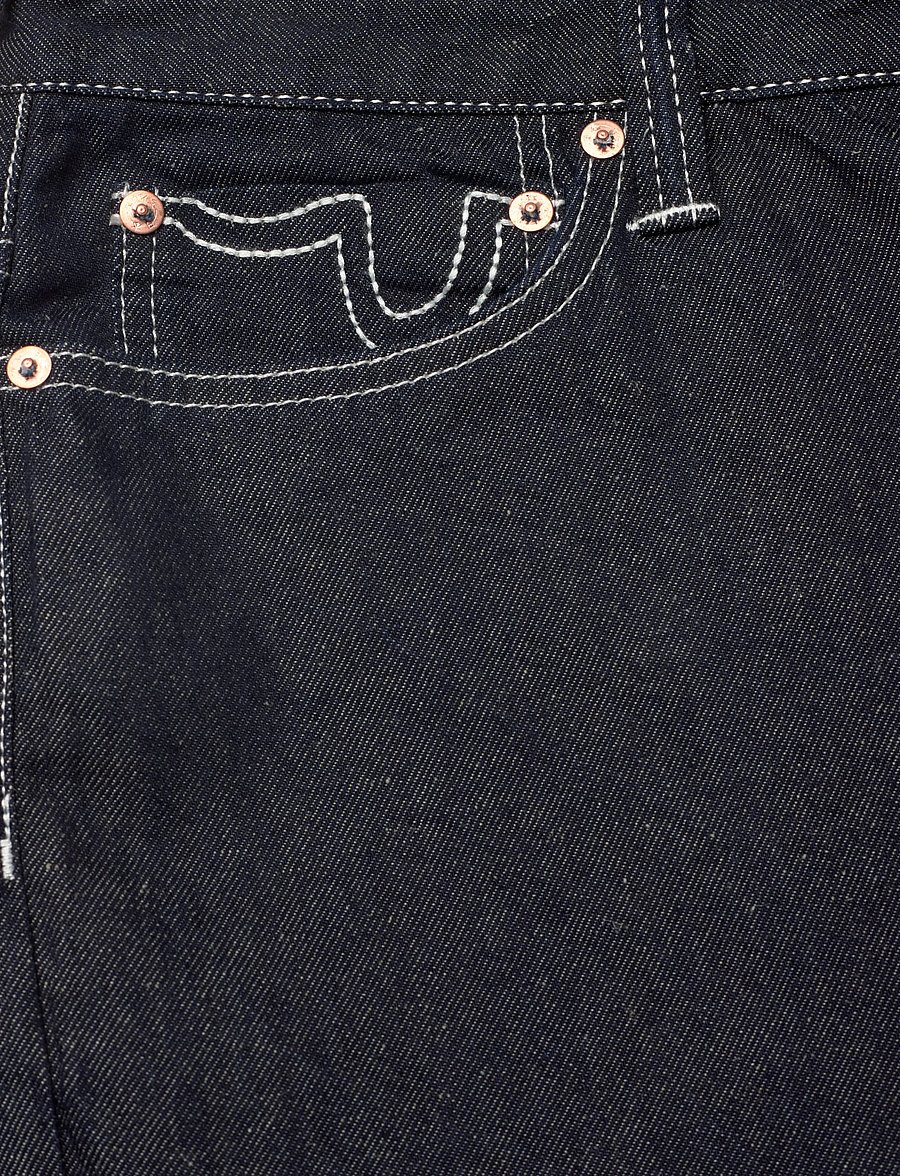 Evisu - HAND BRUSH PRINTED DAICOCK JEANS - rinse indigo - 5