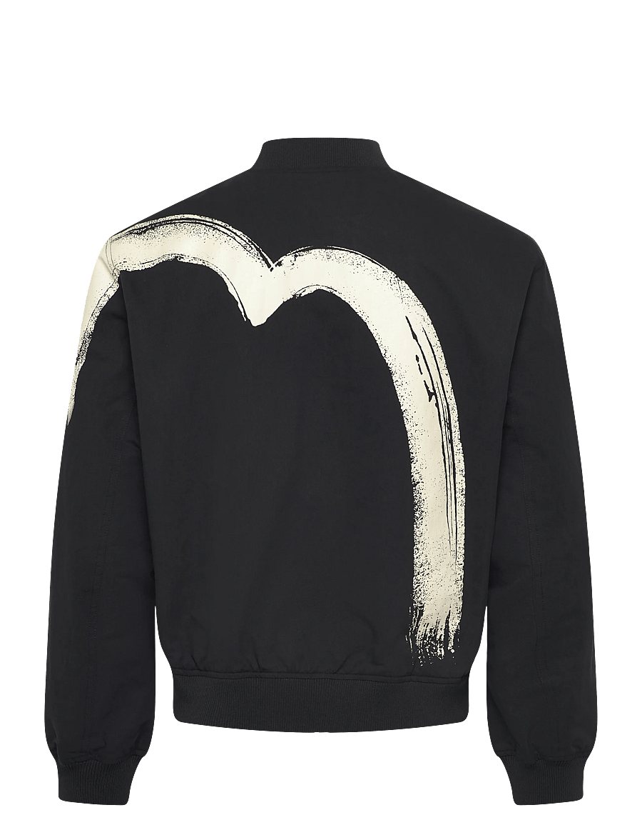Evisu - BOMBER JACKET W/ DAICOCK PRINT - vårjackor - black - 1