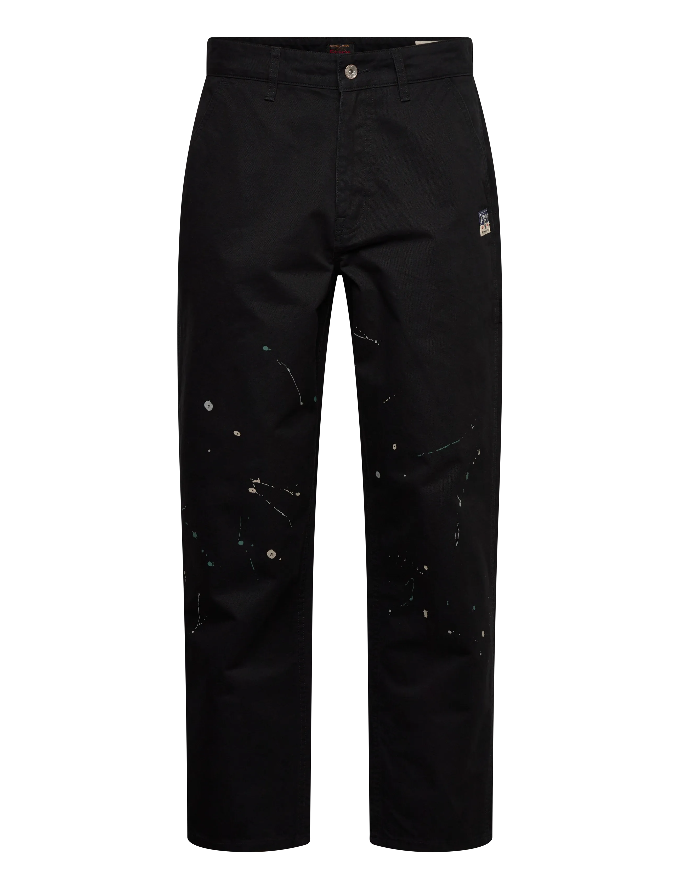 Evisu SEAGULL PRINTED CHINO PANTS - Kläder - BLACK / black