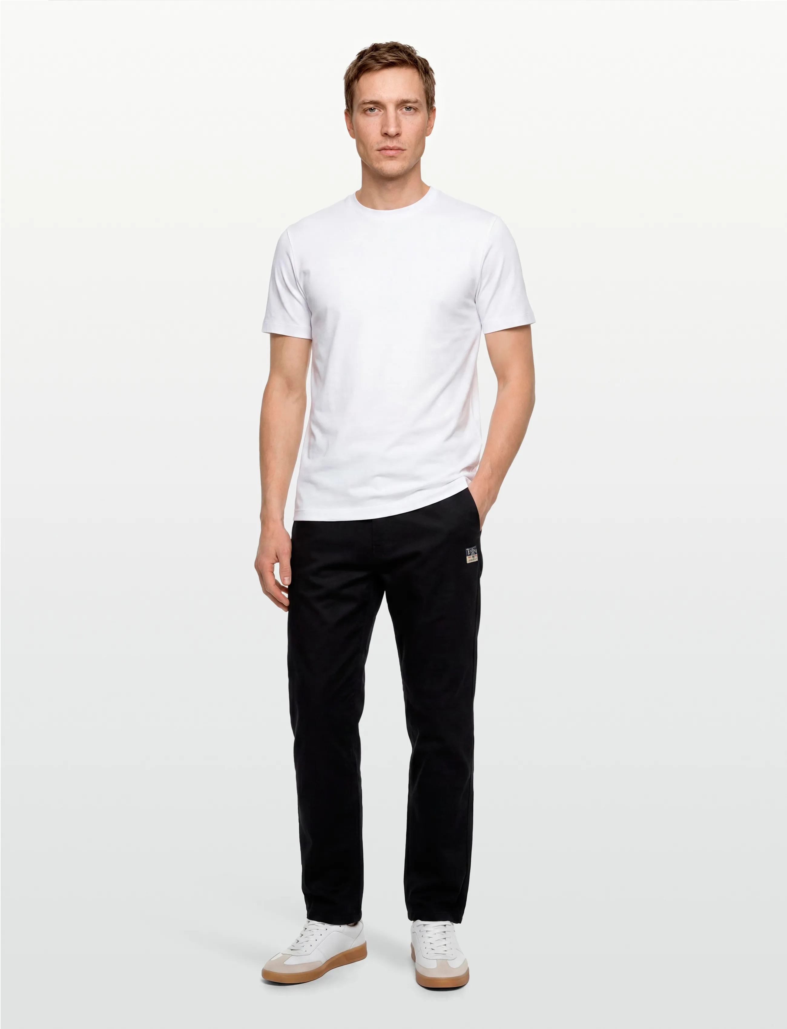 Evisu Splash Daicock Printed Chino, 28, Trousers, Schwarz - Chinos, Männerswear